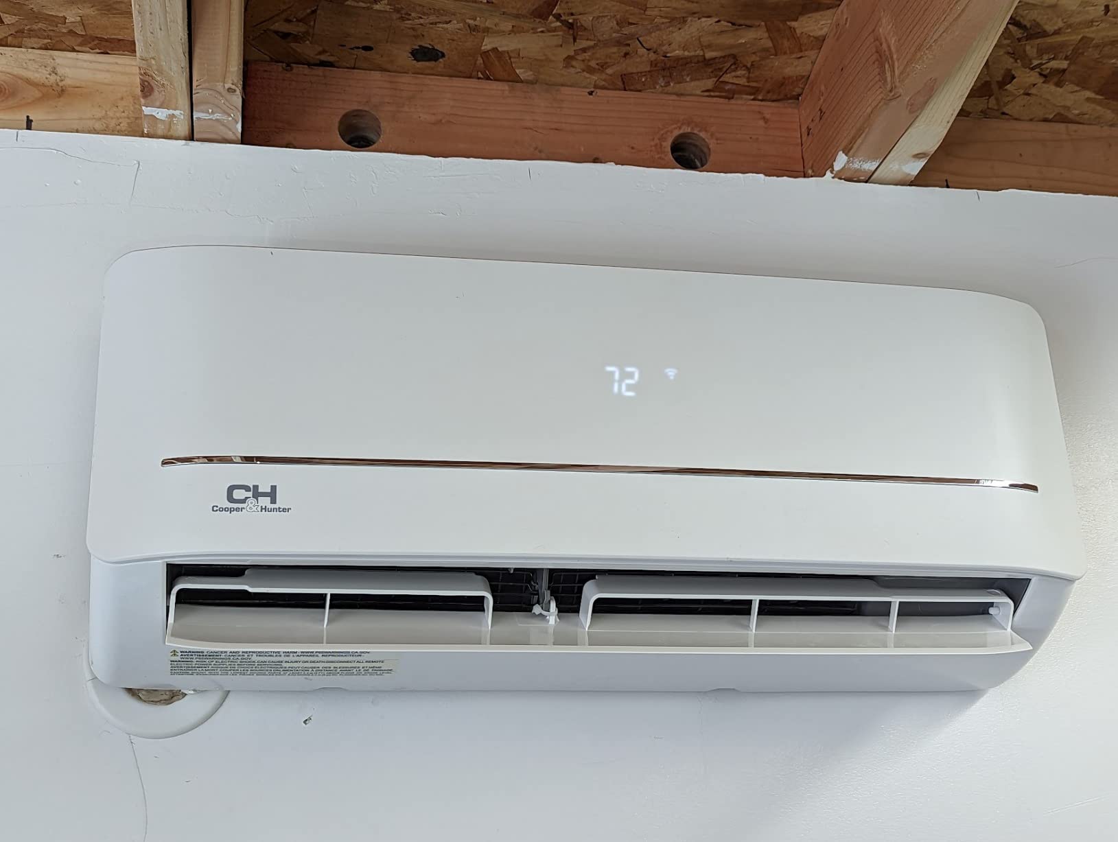 Cooper & Hunter 9,000 BTU 230V Wall Mount Mini Split Heat Pump, 21.2 SEER2 customer photo 1