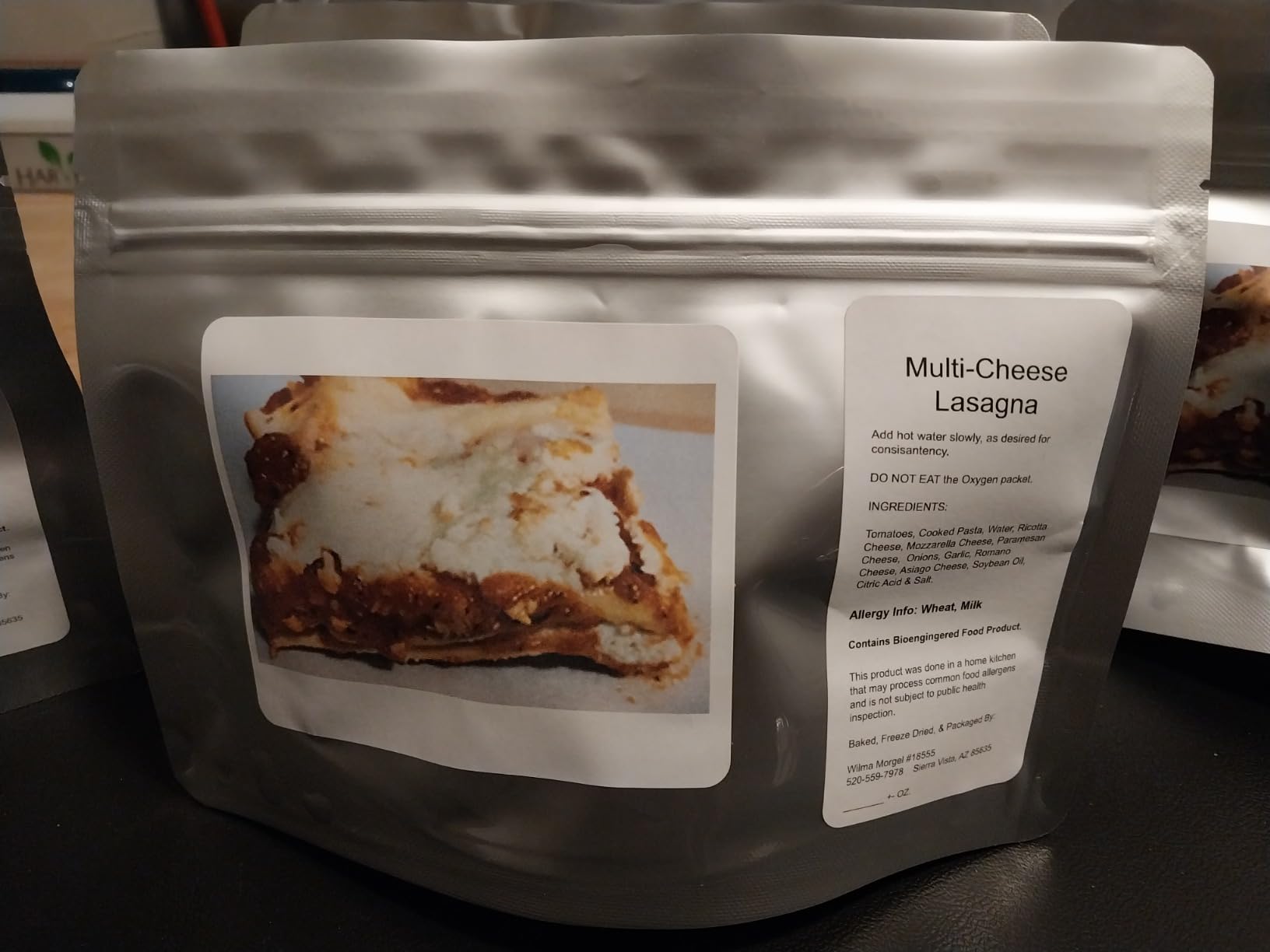 Wallaby 15 Mil MRE Mylar Food Bags with Oxygen Absorbers, Gusset, Zipper customer photo 1