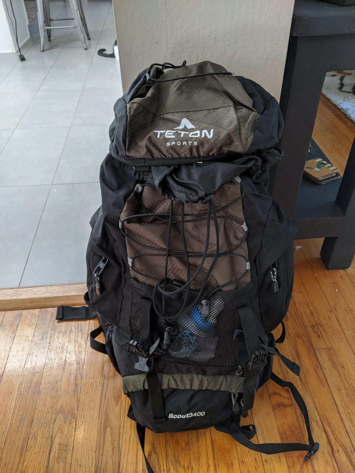 Teton 55L Scout Internal Frame Backpack for Hiking, Camping, Backpacking, Travel, Rain Cover Included, Burnt Orange customer photo 2