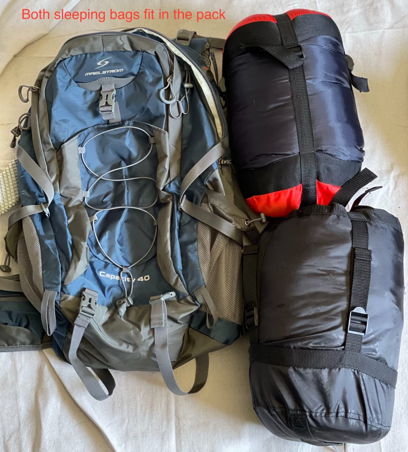 Maelstrom 40L Hiking Backpack, Lightweight Camping Daypack with Rain Cover customer photo 1