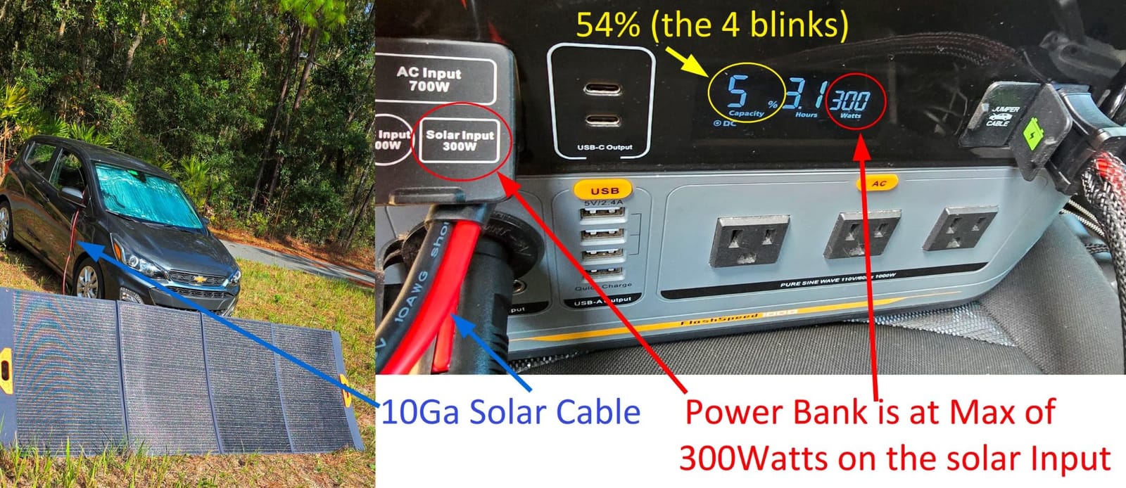 10AWG Solar Panel to Anderson Connector Adapter Extension Cable,1.6FT customer photo 1