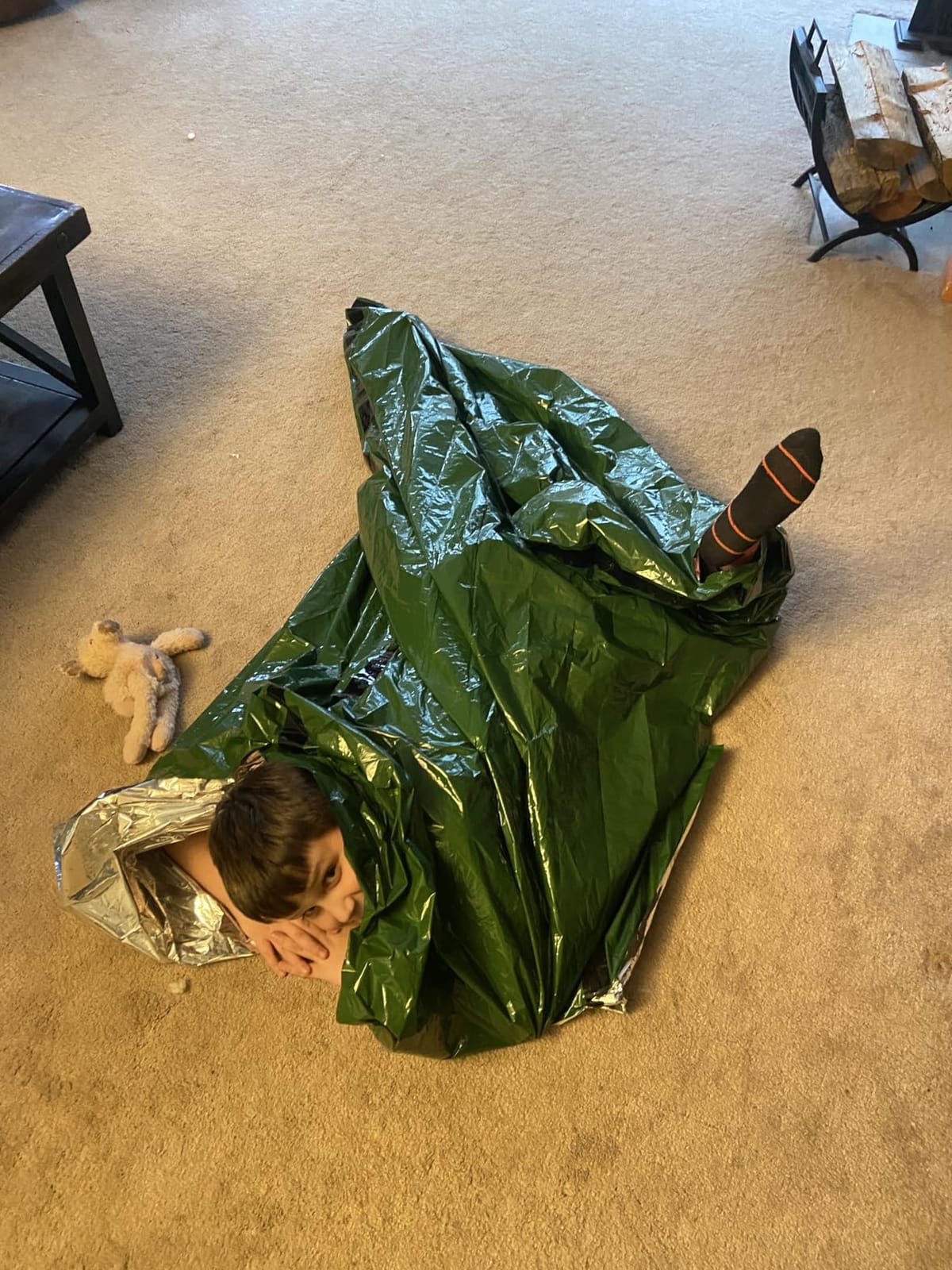 Ironstripe Bivy Sack XL Waterproof Survival Sleeping Bag with Emergency Whistle, Built-in Hood & Thermal Mylar - Tear & Puncture-Resistant customer photo 2