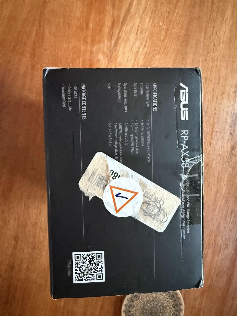 ASUS RP-AX58 AX3000 Dual Band WiFi 6 (802.11ax) Range Extender, AiMesh Extender for Seamless mesh WiFi; Works with Any WiFi Router customer photo 1