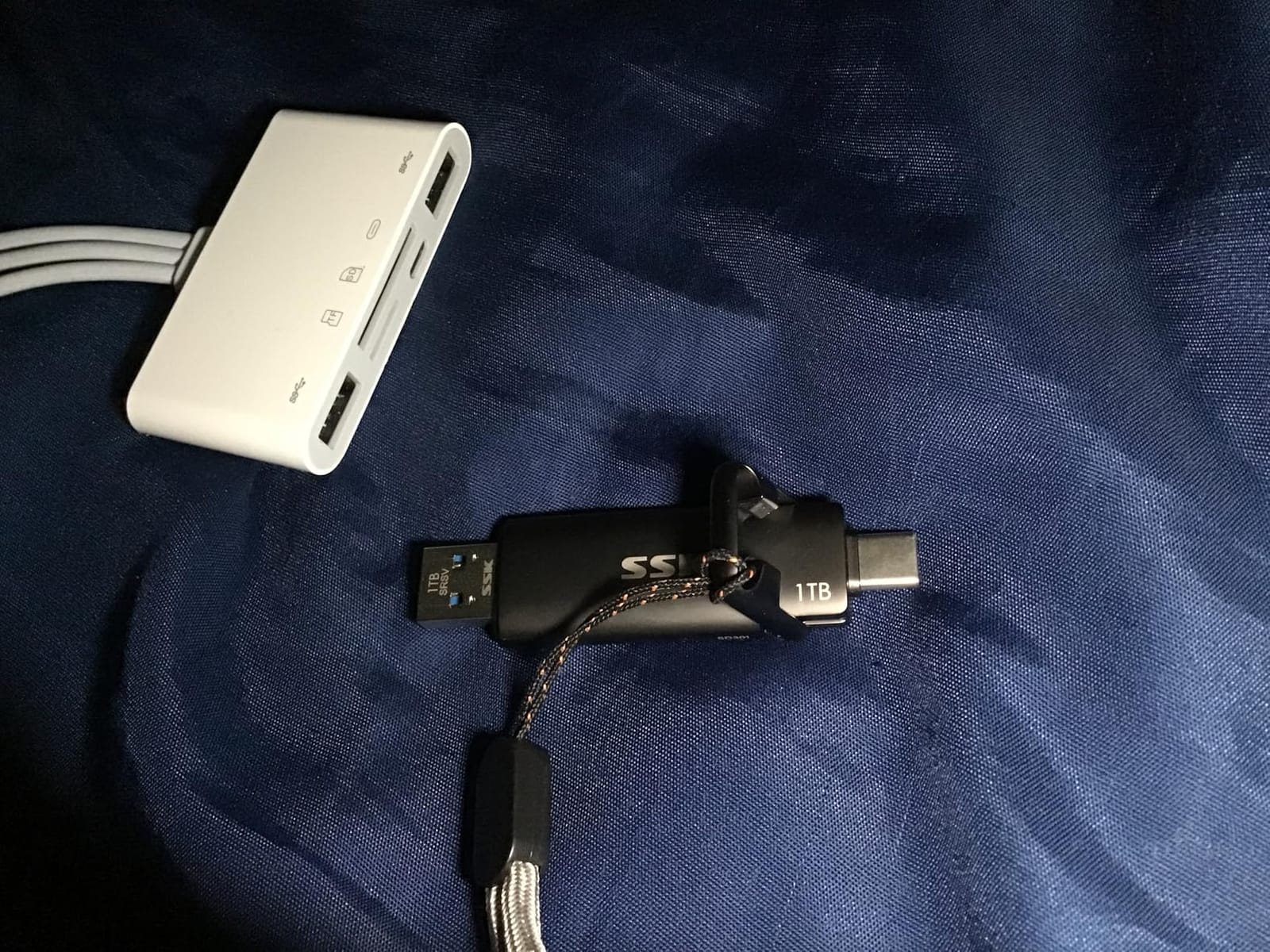 SSK 1TB External SSD Drive up to 550MB/s Dual USB C+A 3. 2 Thumb Drive customer photo 2