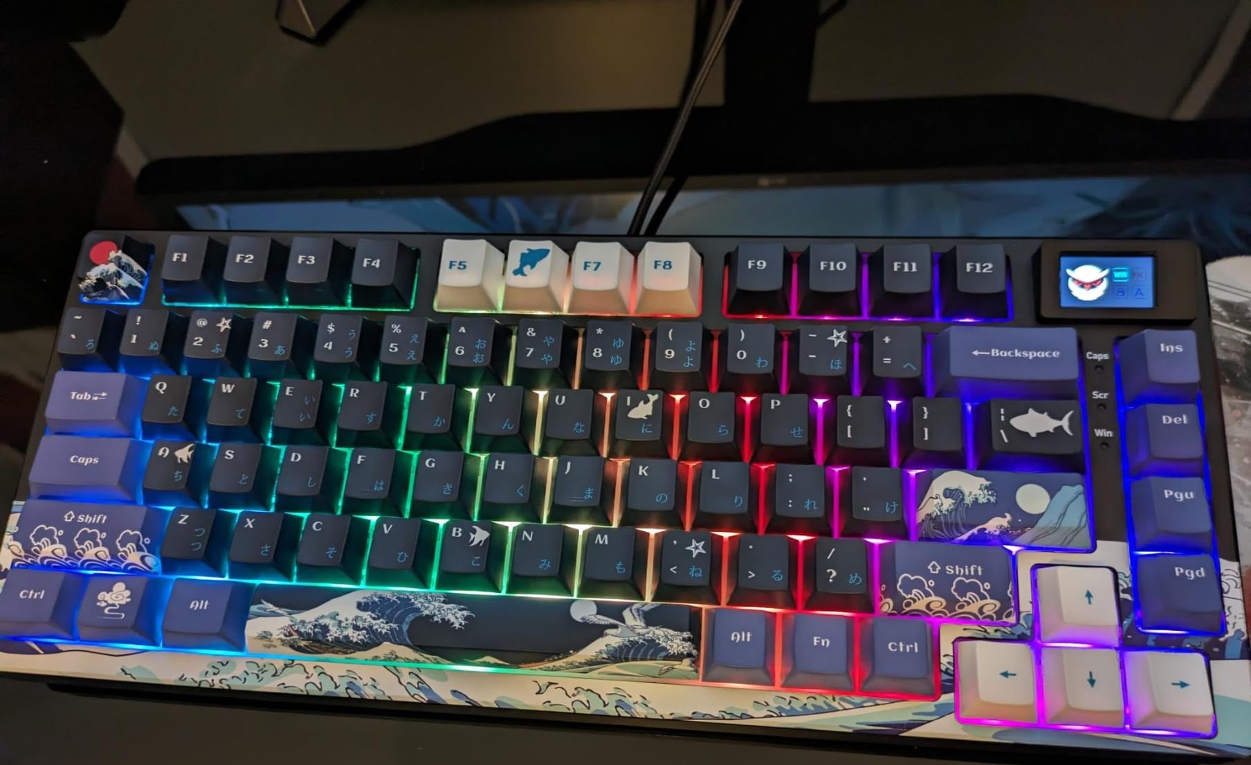 Womier SK80 75% Keyboard with Color Multimedia Display Gaming Keyboard customer photo 1