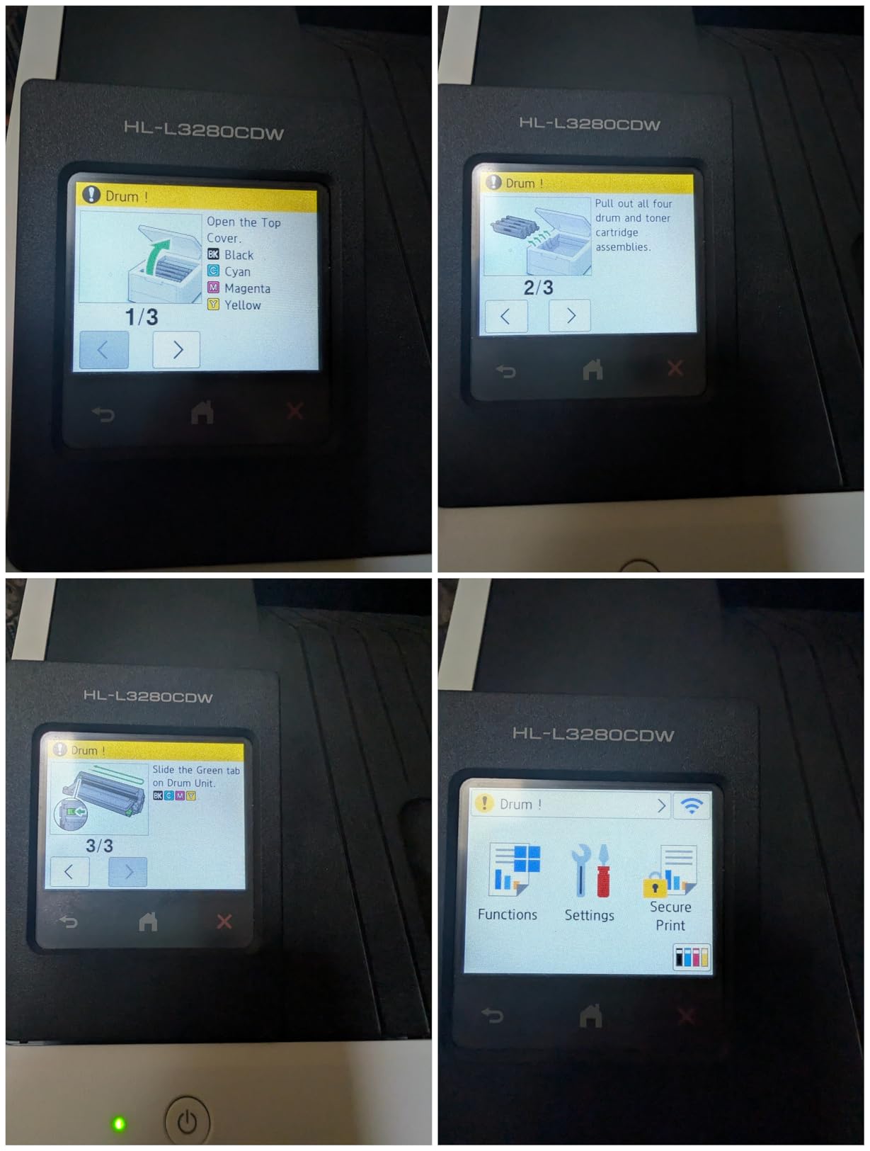 Brother HL-L3280CDW Wireless Color Laser Printer, Duplex, Mobile Printing, Ethernet, Includes 2 Month Refresh Trial customer photo 2