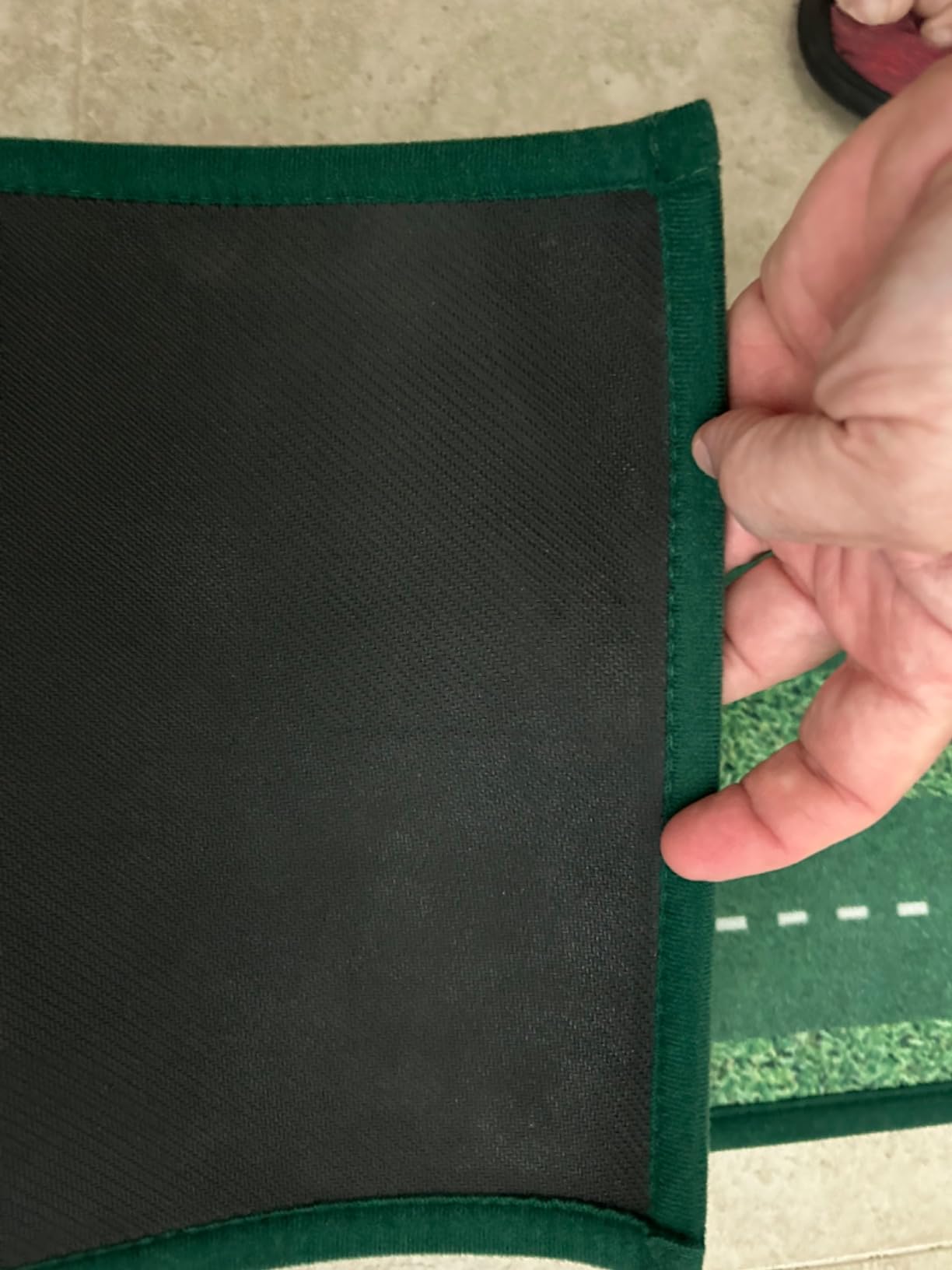 Golfguru 9.8FT Putting Green Mat, Automatic Ball Return Track customer photo 1