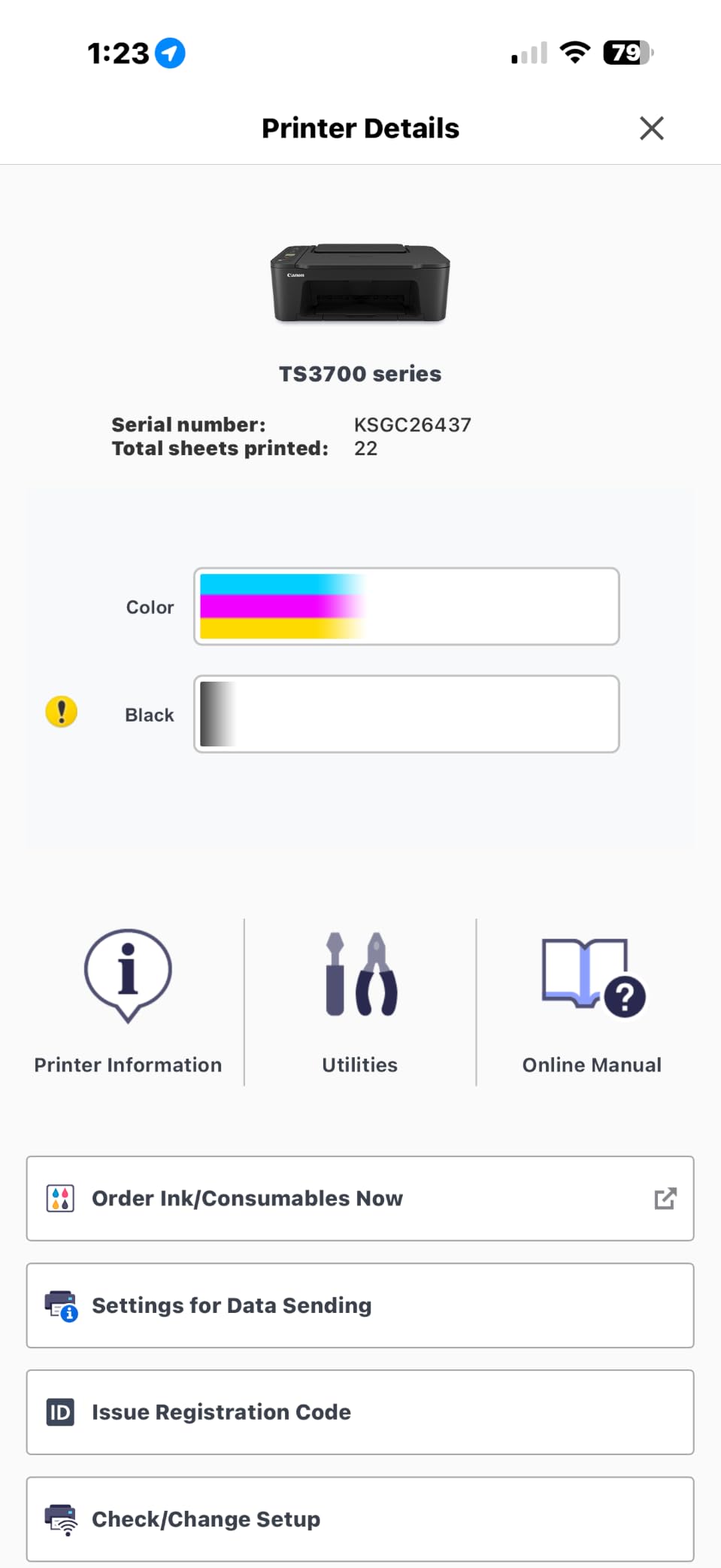 Canon PIXMA TS3720 Wireless All-in-One Printer for Basic Home Printing, White customer photo 1