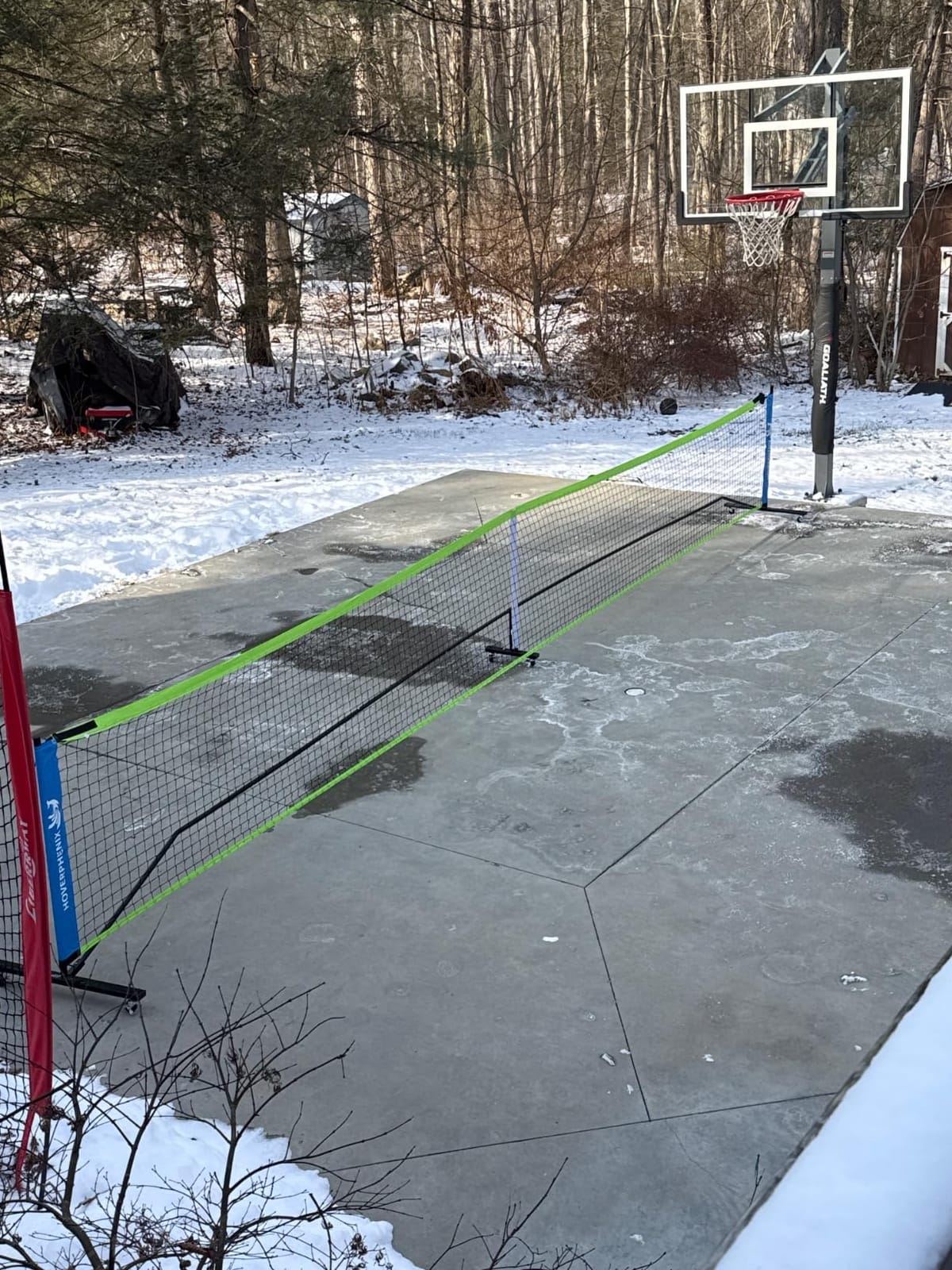 Hoverphenix Pickleball Net - 22FT Full Size Net with Carry Bag for Driveway customer photo 2