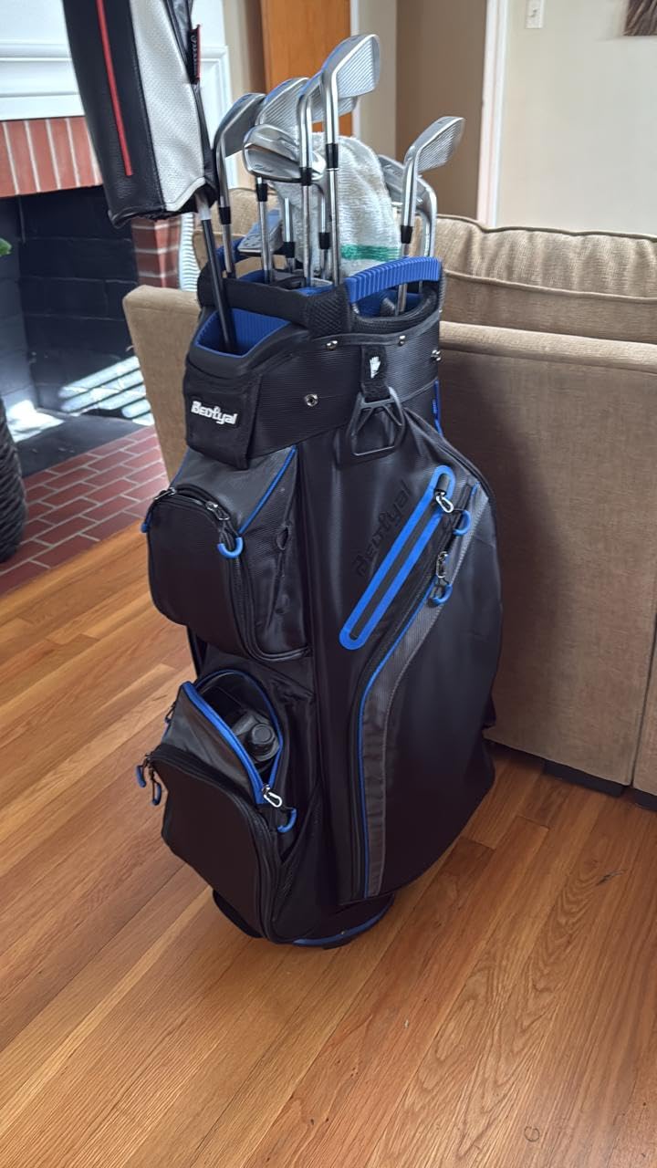 15-Way Golf Cart Bag, Lightweight Golf Club Bag for Men with Cooler customer photo 1