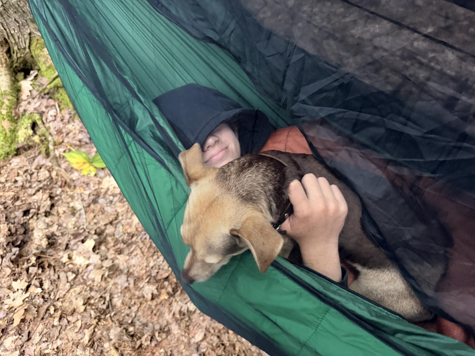 Camping Hammock with Mosquito Net, Underquilt & Rain Fly Tarp customer photo 2