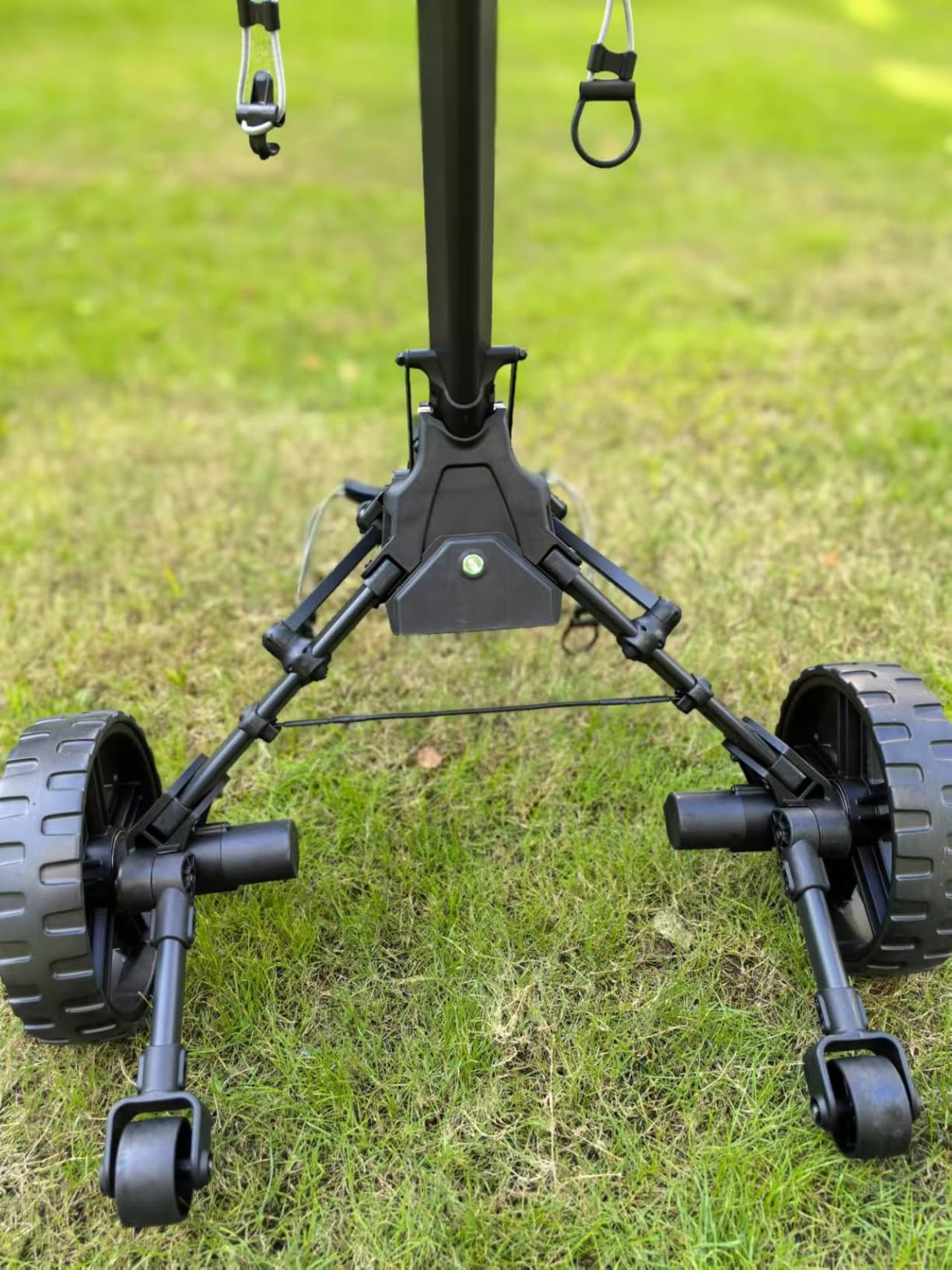 KVV Electric Golf Push Cart with Remote Control, Super Compact and Lightweight Electric Golf Cart,Smallest Folding Size Electric Golf Cart, Suitable for All Terrains, and （Charcoal） customer photo 1