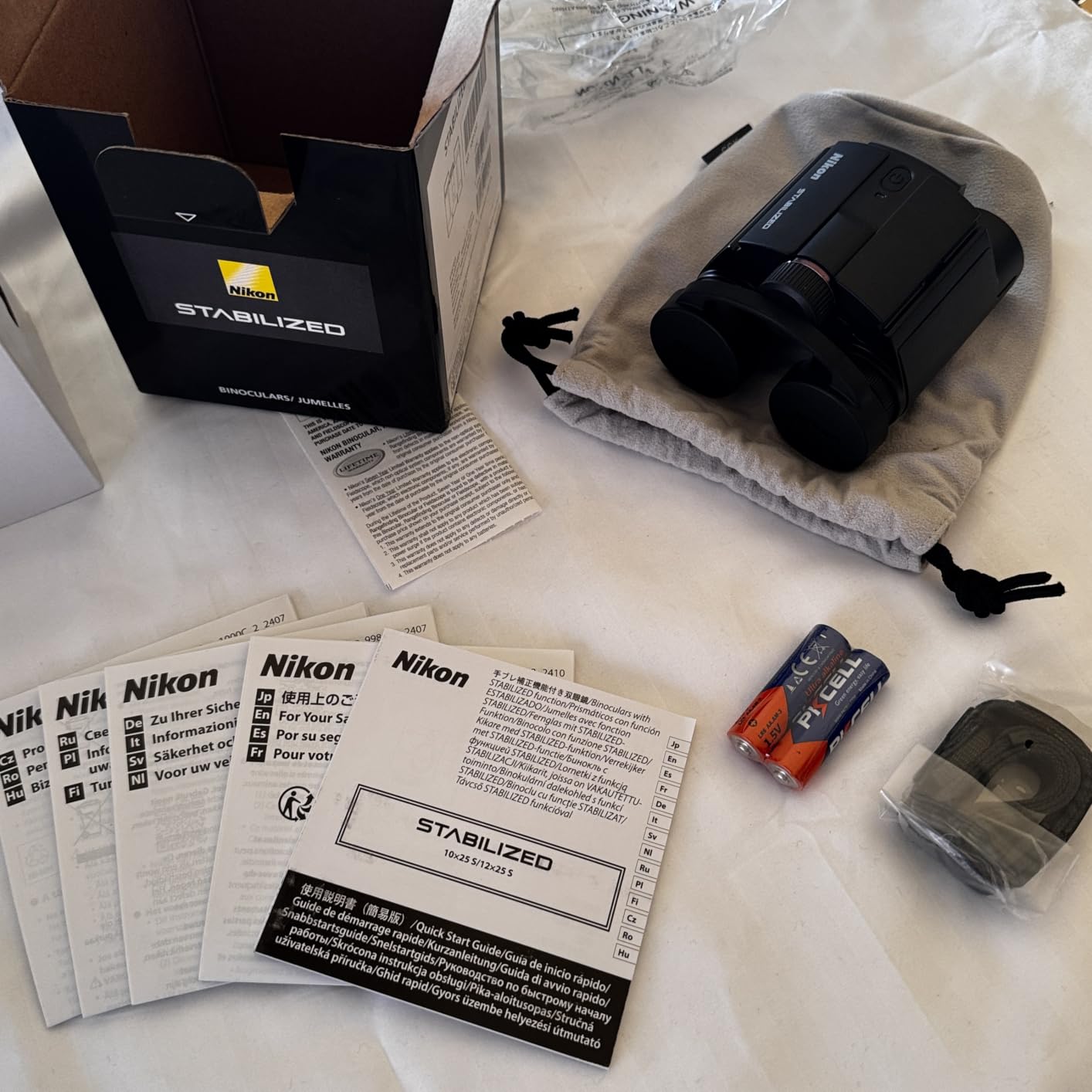 Nikon STABILIZED 12x25 Binoculars - Optical Image Stabilization, Blur-Free View, Waterproof Design, 12x Magnification for Hunting, Birdwatching & Outdoor Activities customer photo 2