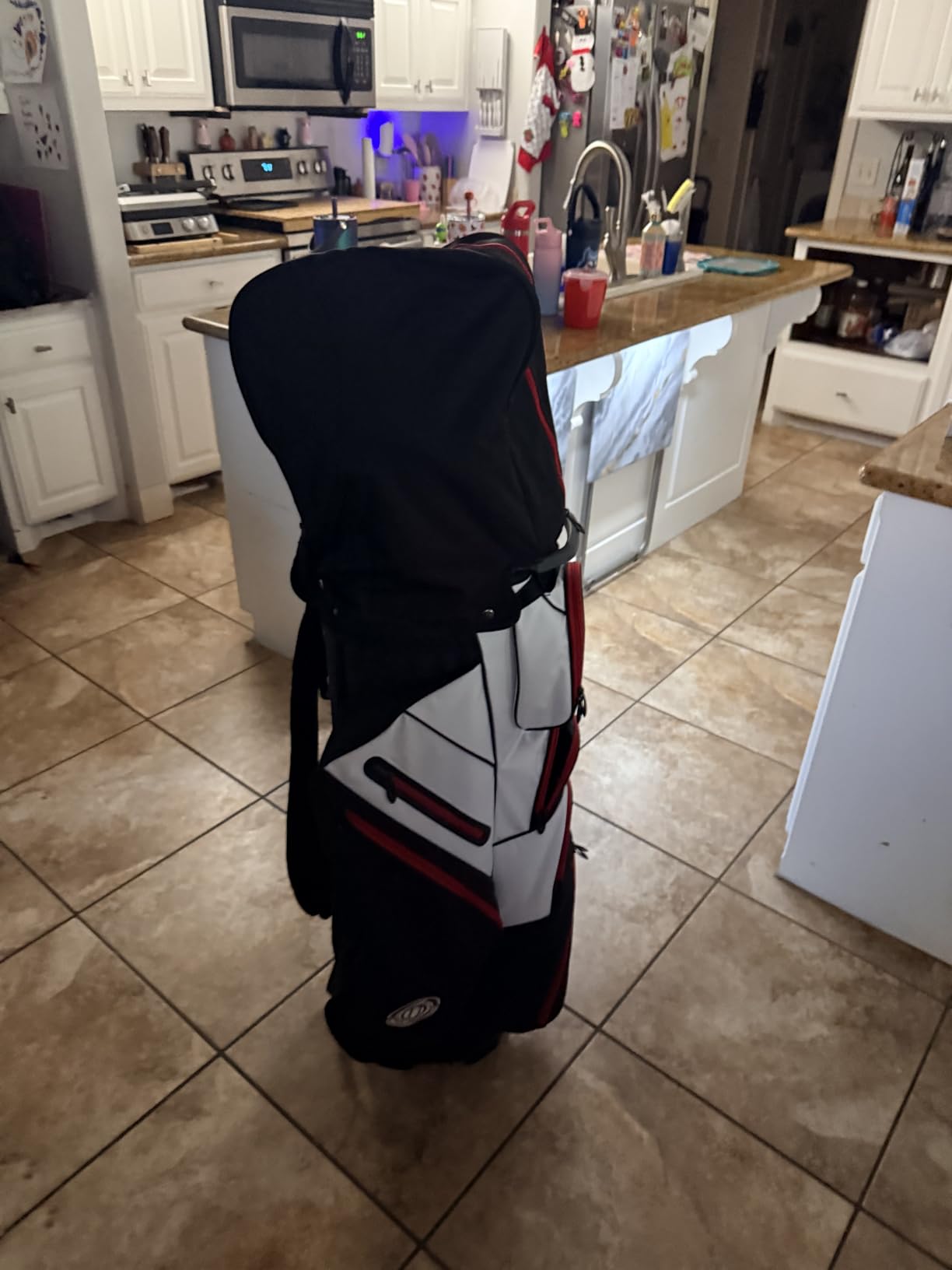 Shopsource 14 Way Golf Cart Bag with Molded Lock Top n Upgrade 900D Oxford customer photo 1