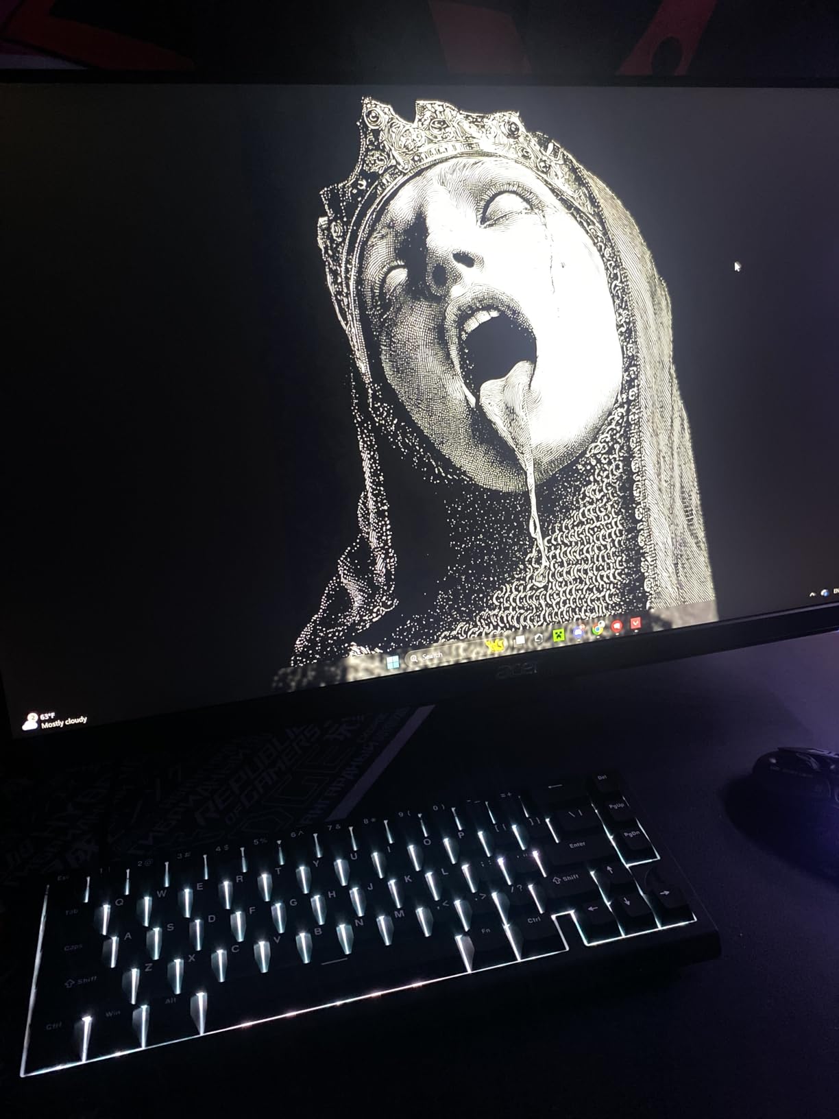 ATTACK SHARK X68 HE RT Mechanical Gaming Keyboard 60% Wired TKL-Black customer photo 2