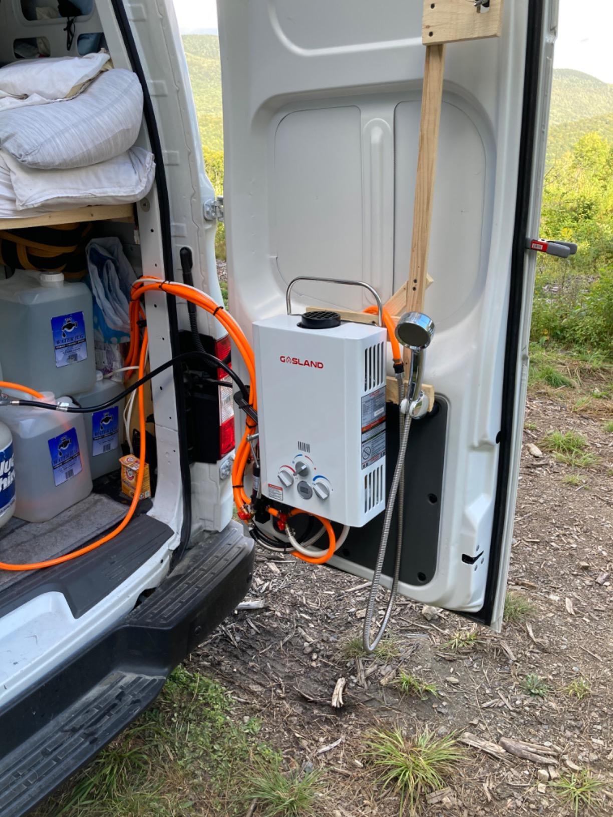 GASLAND Outdoor Tankless Propane Water Heater 136,000BTU | 20L 5.28 GPM customer photo 2