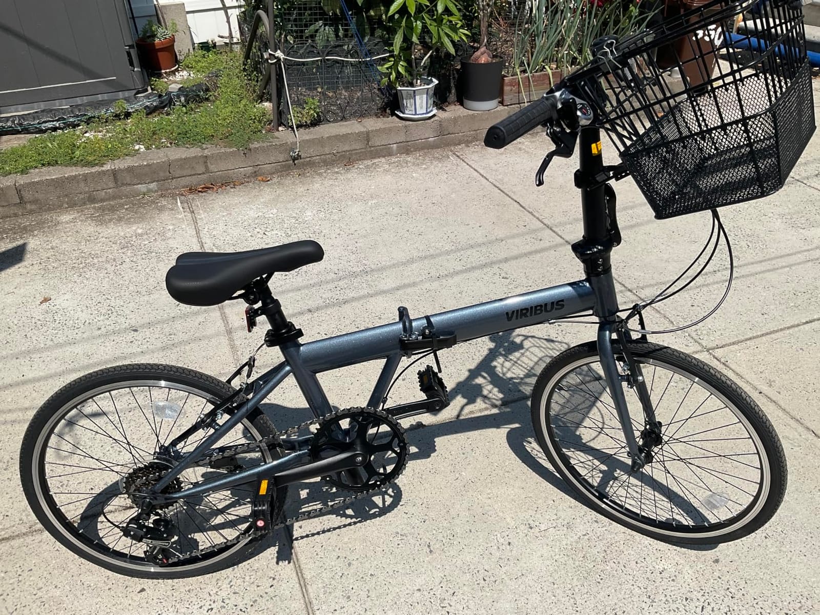 VIRIBUS Folding Bike, Lightweight Foldable Bicycle for Adults 20 inch customer photo 1