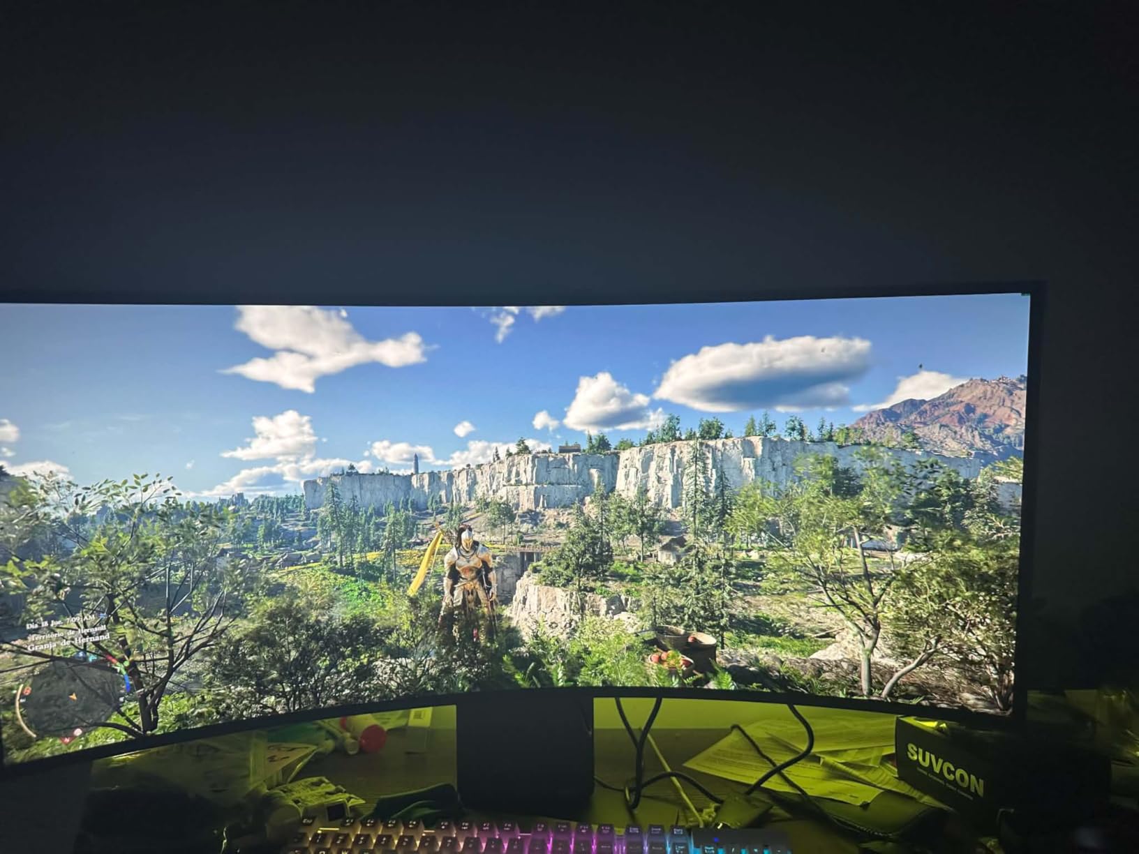 LG 34GX900A-B 34-Inch Ultragear WQHD (3440 x 1440) OLED Curved Gaming Monitor, 240Hz, 0.03ms, NVIDIA G-Sync, VESA DisplayHDR True Black 400, HDMI 2.1, DisplayPort, USB Type-C PD 65W, Black customer photo 1