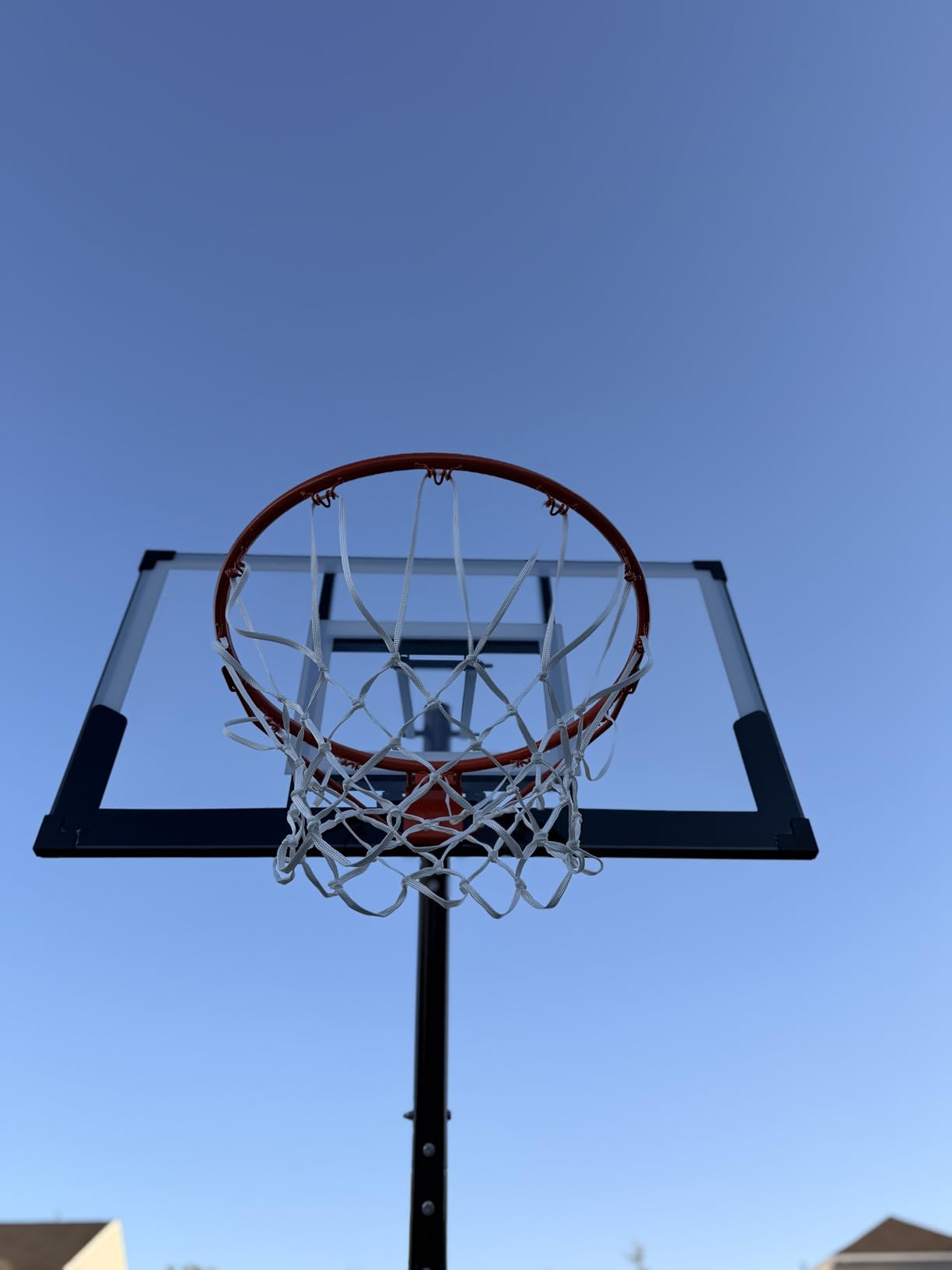 Seray Basketball Hoop 40Inch Shatterproof Backboard, 3.4-10FT Height Adjustable, Rust-Resistant Poolside Goal, Portable Court for Adults/Kids, Indoor & Outdoor Rim customer photo 1