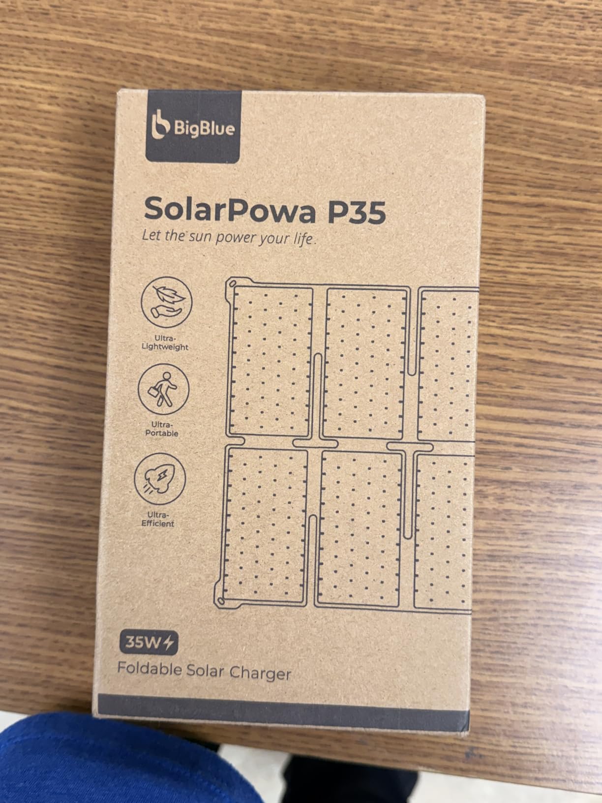 [Upgraded] BigBlue 35W Solar Charger with Fast Charging USB-A/PD 25W USB-C customer photo 2