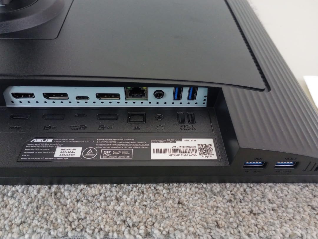 ASUS BE249CGN 24 Inch 1080P 120Hz Computer Monitor, USB-C 96W, HDMI, RJ45 customer photo 2