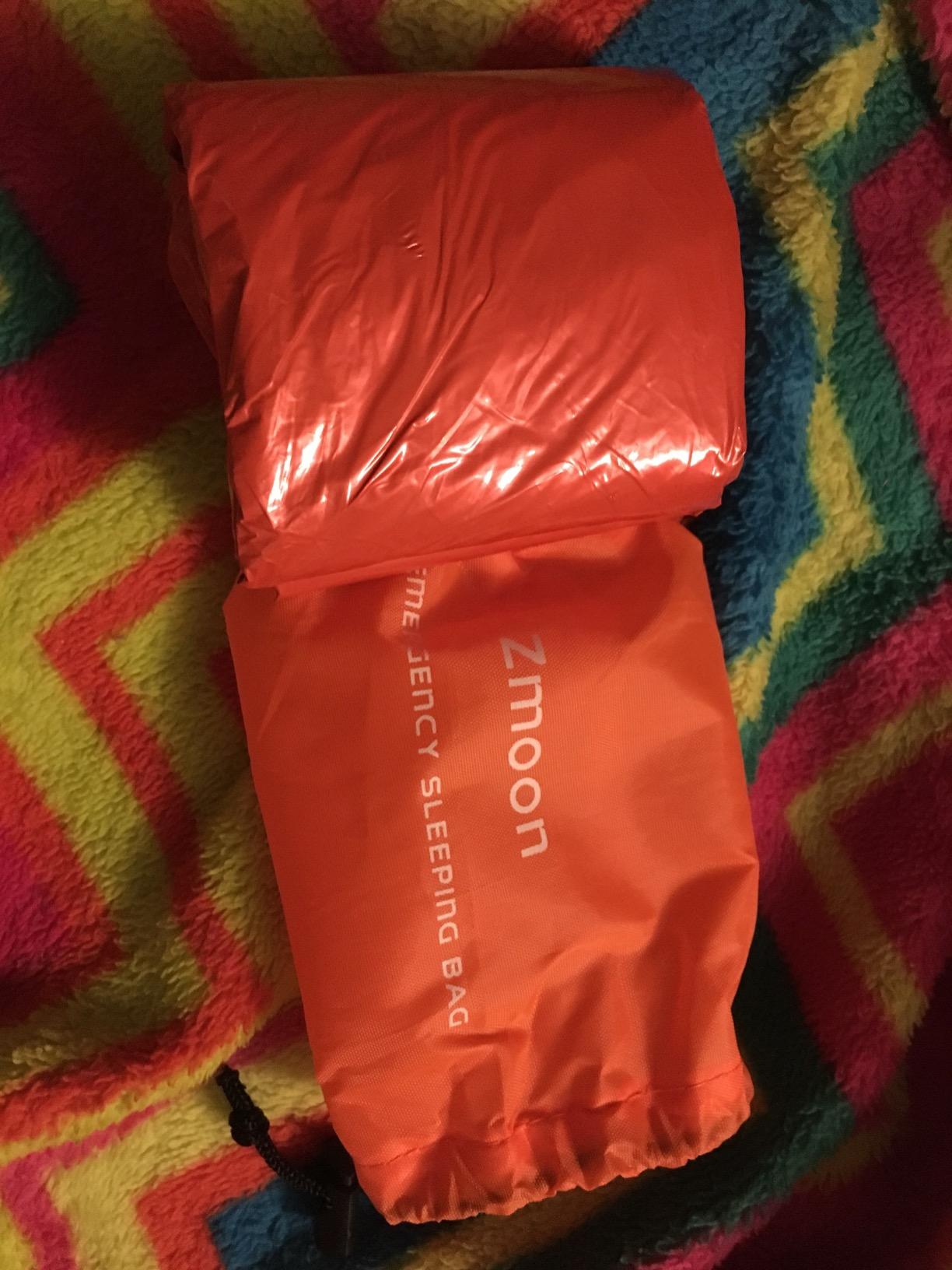 Zmoon Emergency Sleeping Bag Survival Bag, Portable Waterproof Thermal Bivy Sacks,Bivvy Bags,Camping Mylar Sleeping Bag Survival Gear Emergency Blankets Survival Shelter customer photo 1
