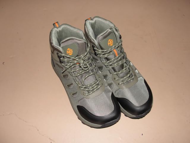 NINGO Men's Waterproof Wide Toe Box Hiking Shoes, Zero Drop Hiking Boots customer photo 2