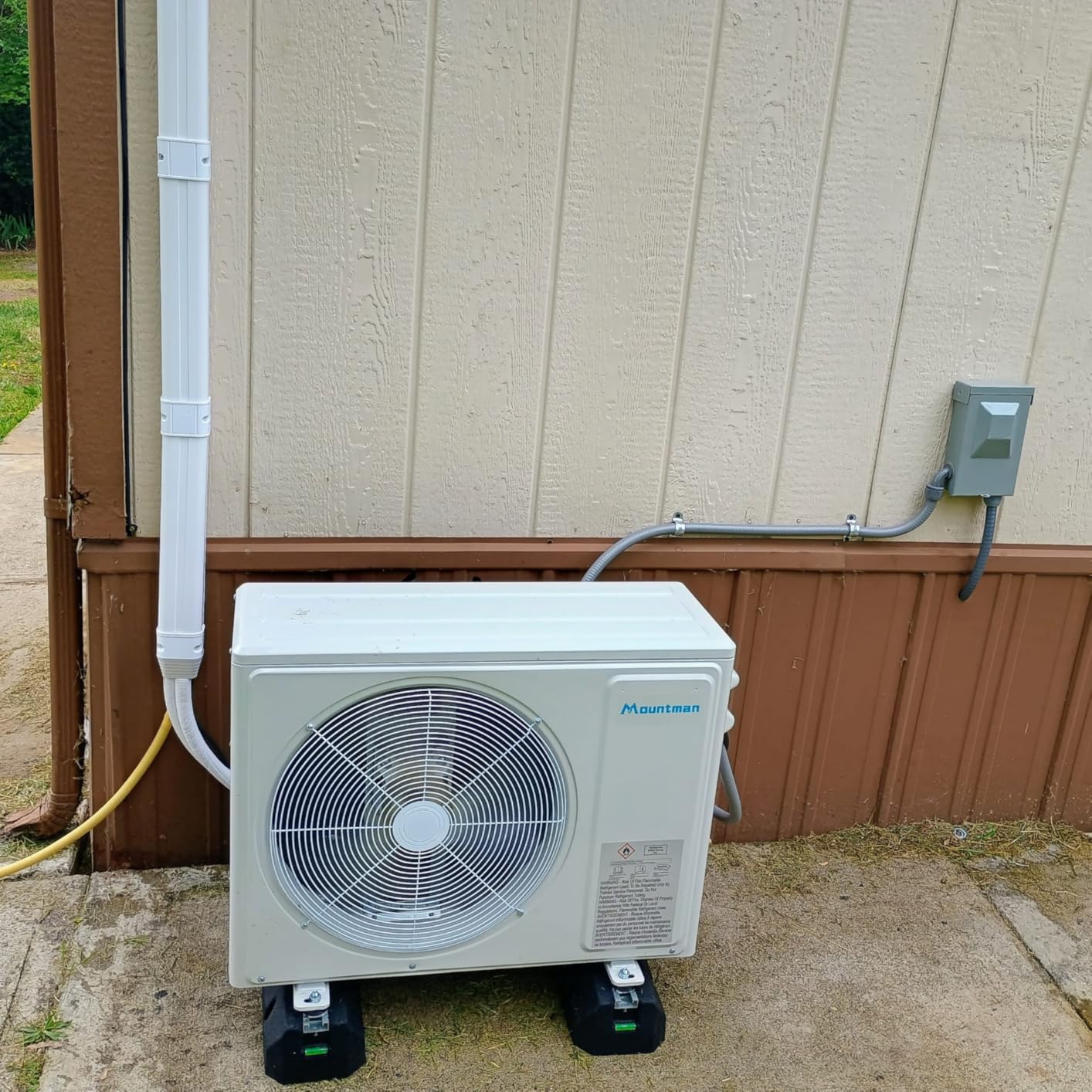 Mountman 12000BTU Mini Split AC/Heating System, 19SEER2 115V Energy Efficient Mini Split Air Conditioner with Heat Pump, Cools Up to 750sq.ft, Ductless Inverter AC Unit with Pre-Charged Condenser customer photo 2