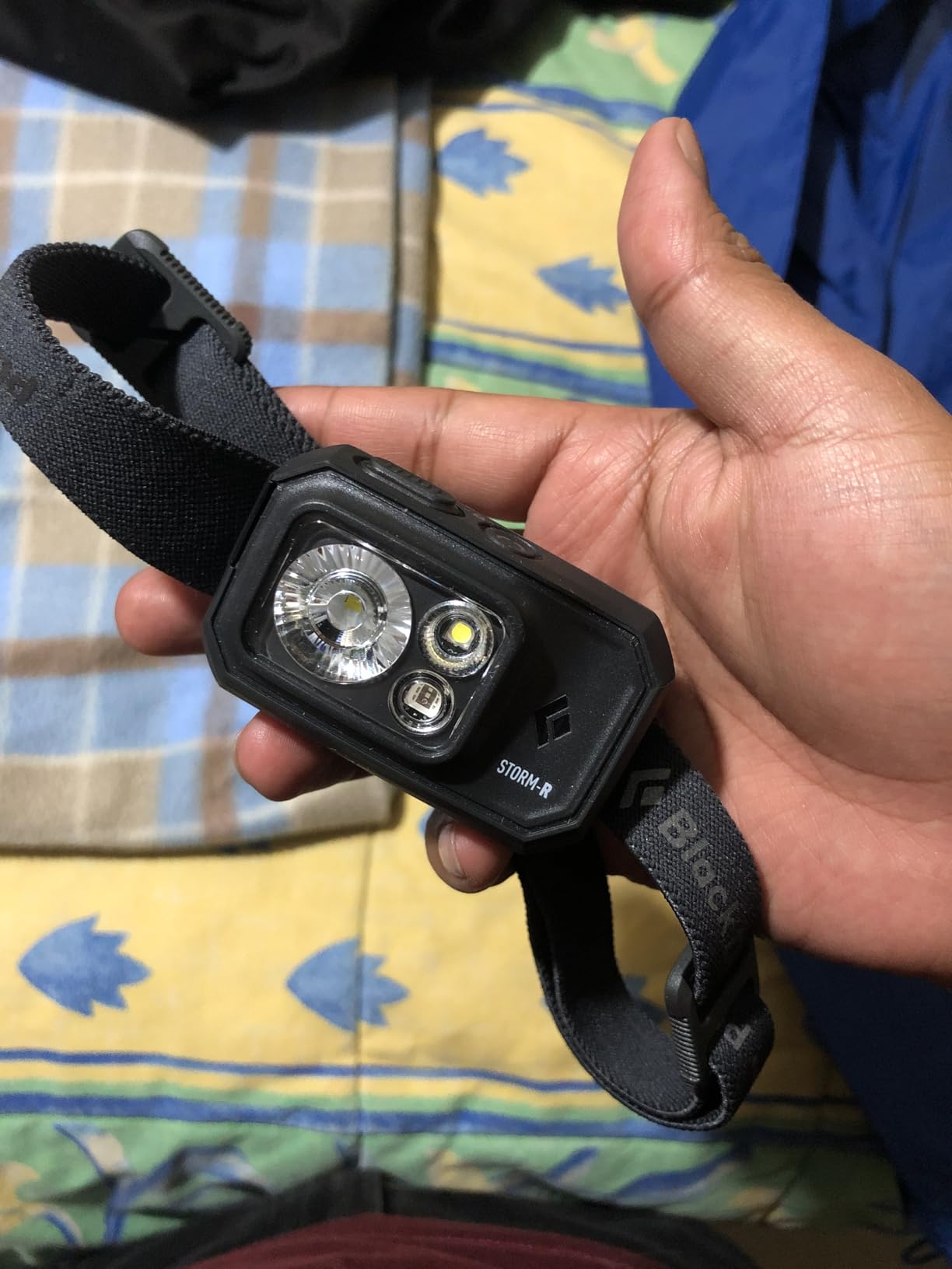 BLACK DIAMOND Storm 500-R Headlamp, Rechargeable, Dimmable Bright, BD Black customer photo 1