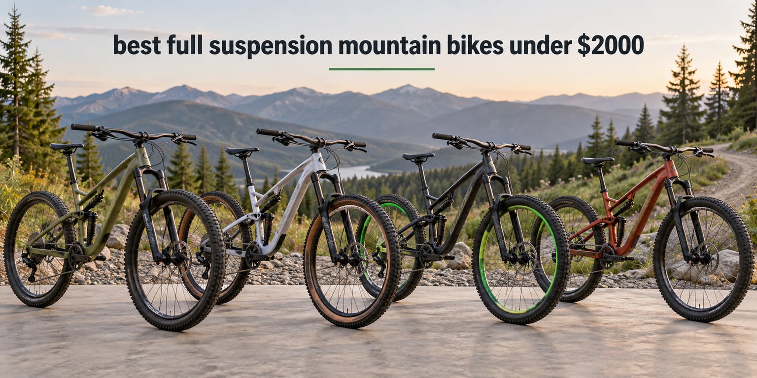 best full suspension mountain bikes under $2000