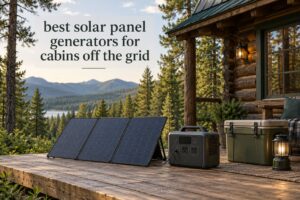 best solar panel generators for cabins off the grid
