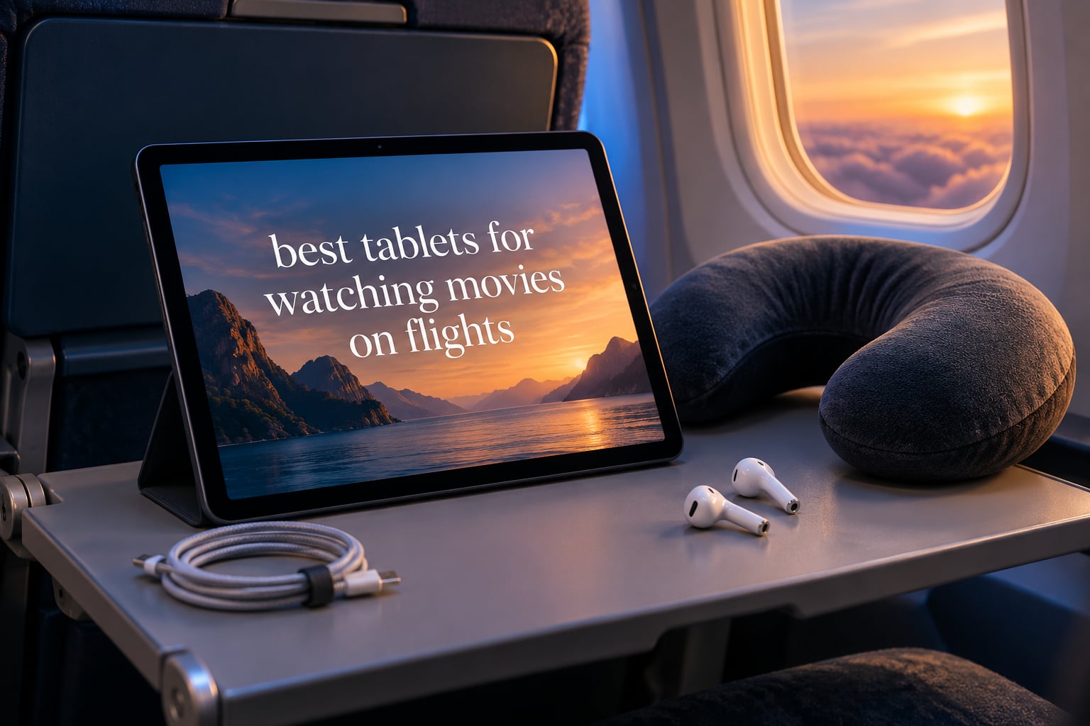 best tablets for watching movies on flights