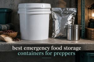 best emergency food storage containers for preppers