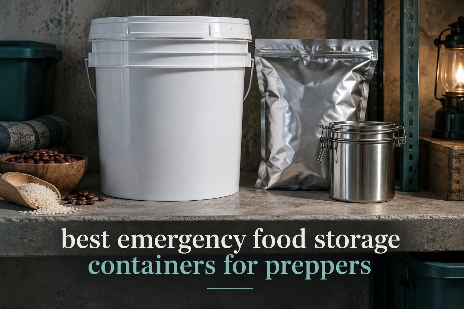 best emergency food storage containers for preppers