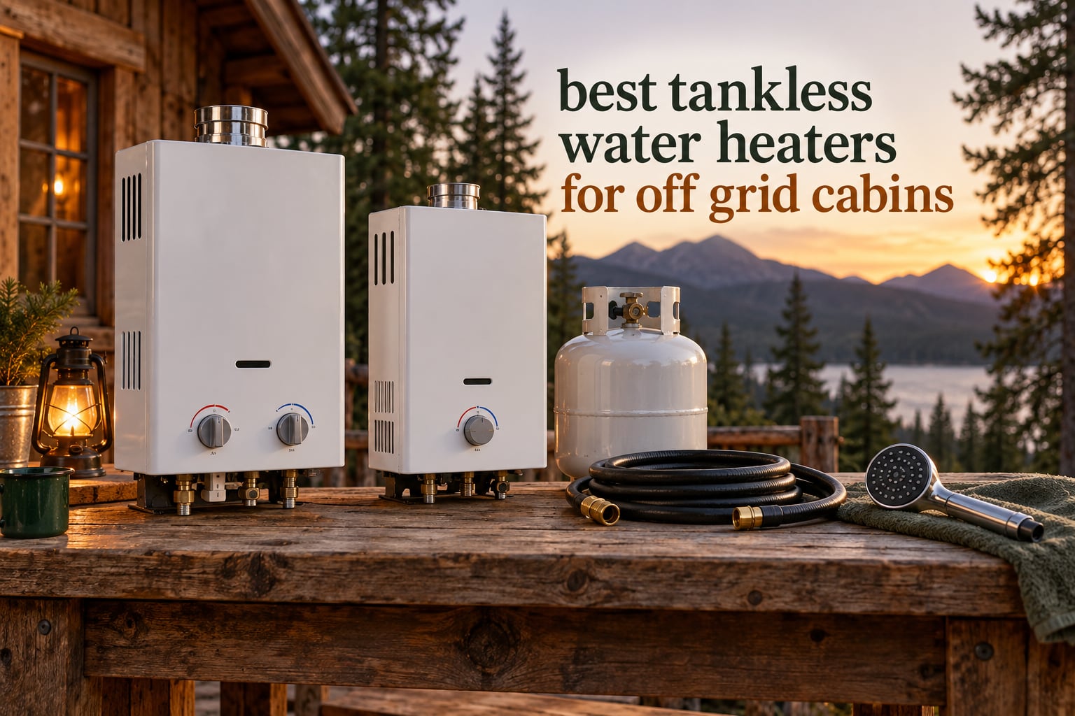 best tankless water heaters for off grid cabins