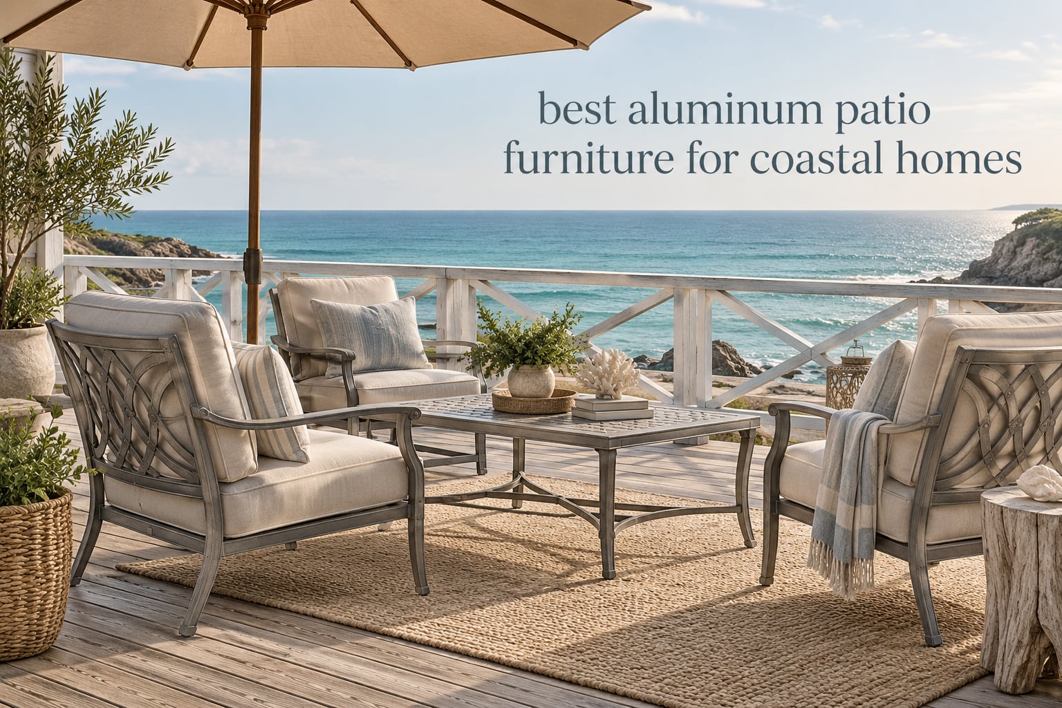 best aluminum patio furniture for coastal homes