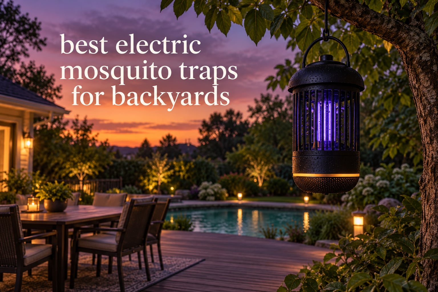 best electric mosquito traps for backyards