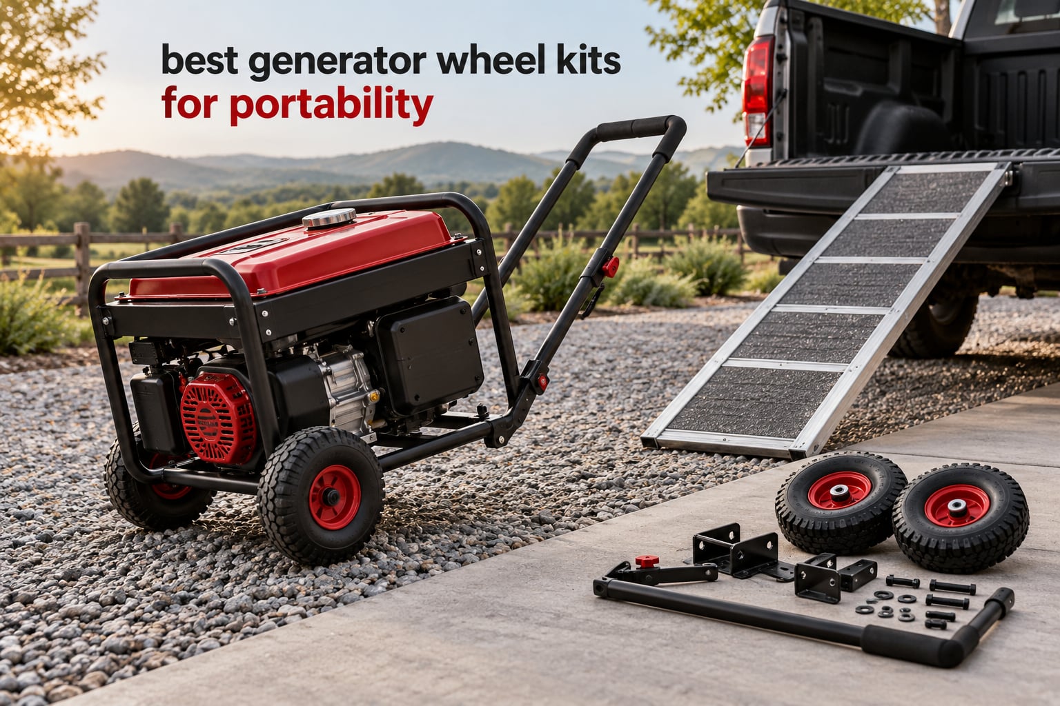 best generator wheel kits for portability