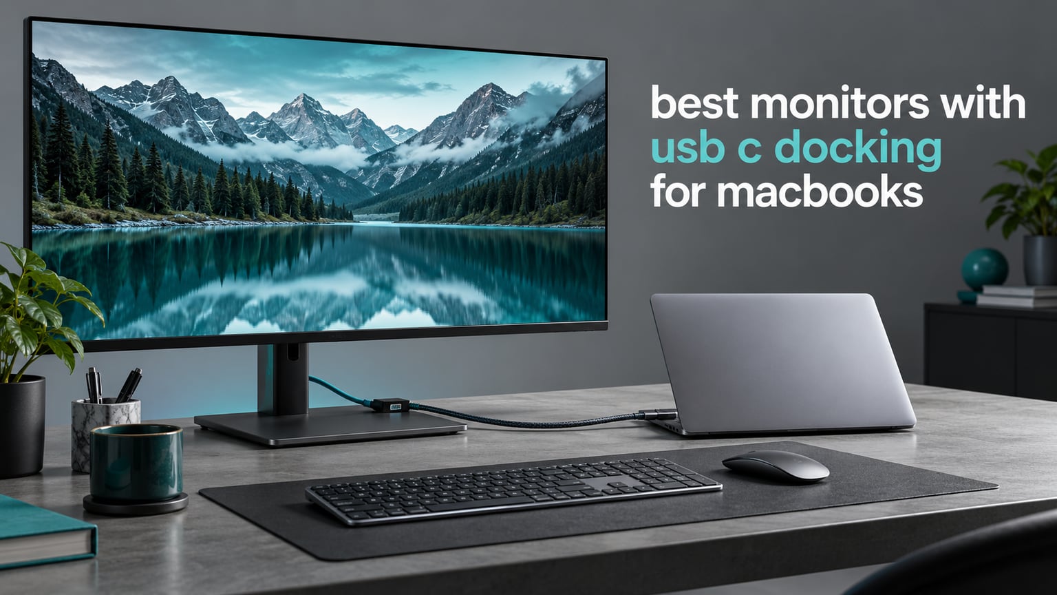 best monitors with usb c docking for macbooks