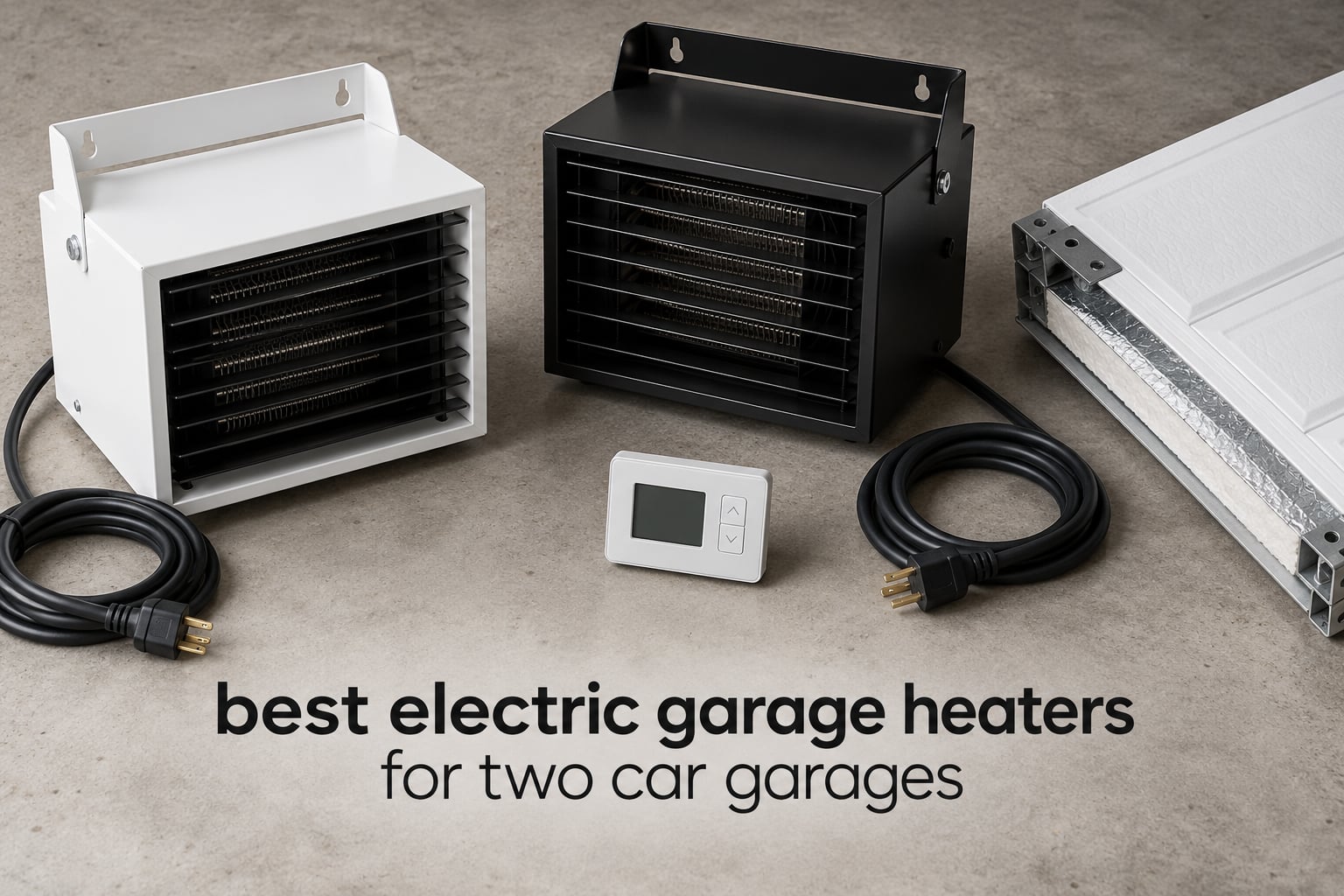 best electric garage heaters for two car garages