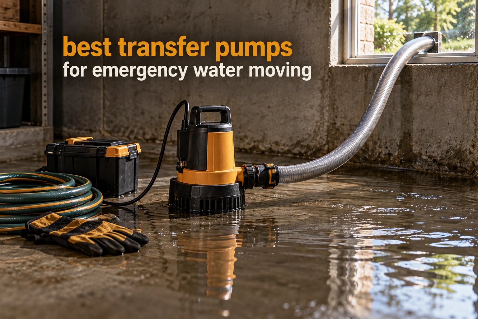 best transfer pumps for emergency water moving