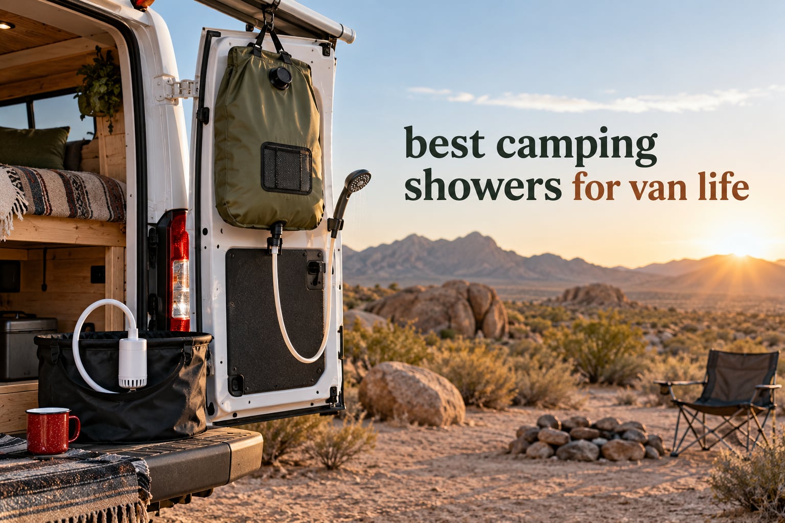best camping showers for van life