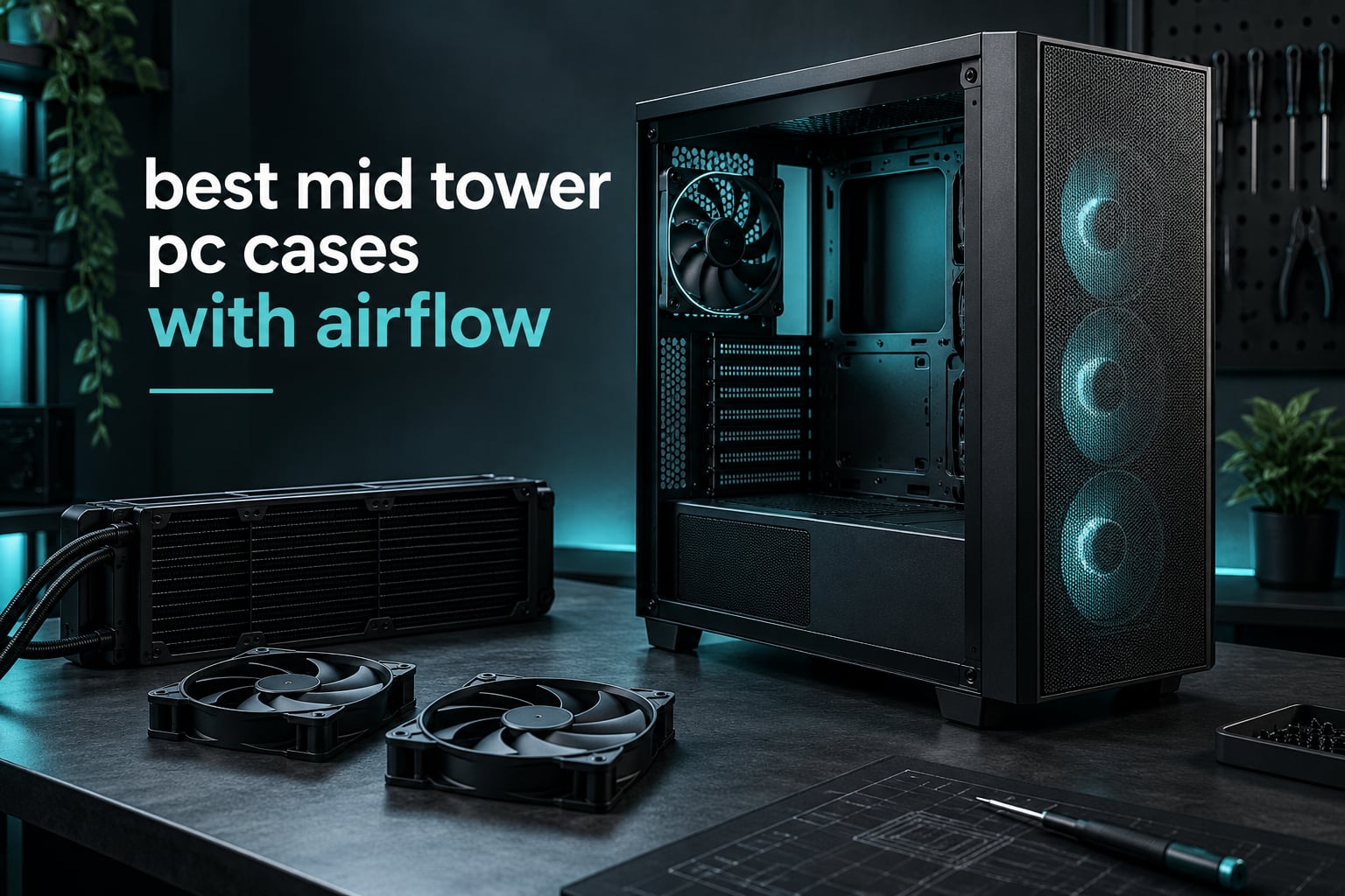 best mid tower pc cases with airflow