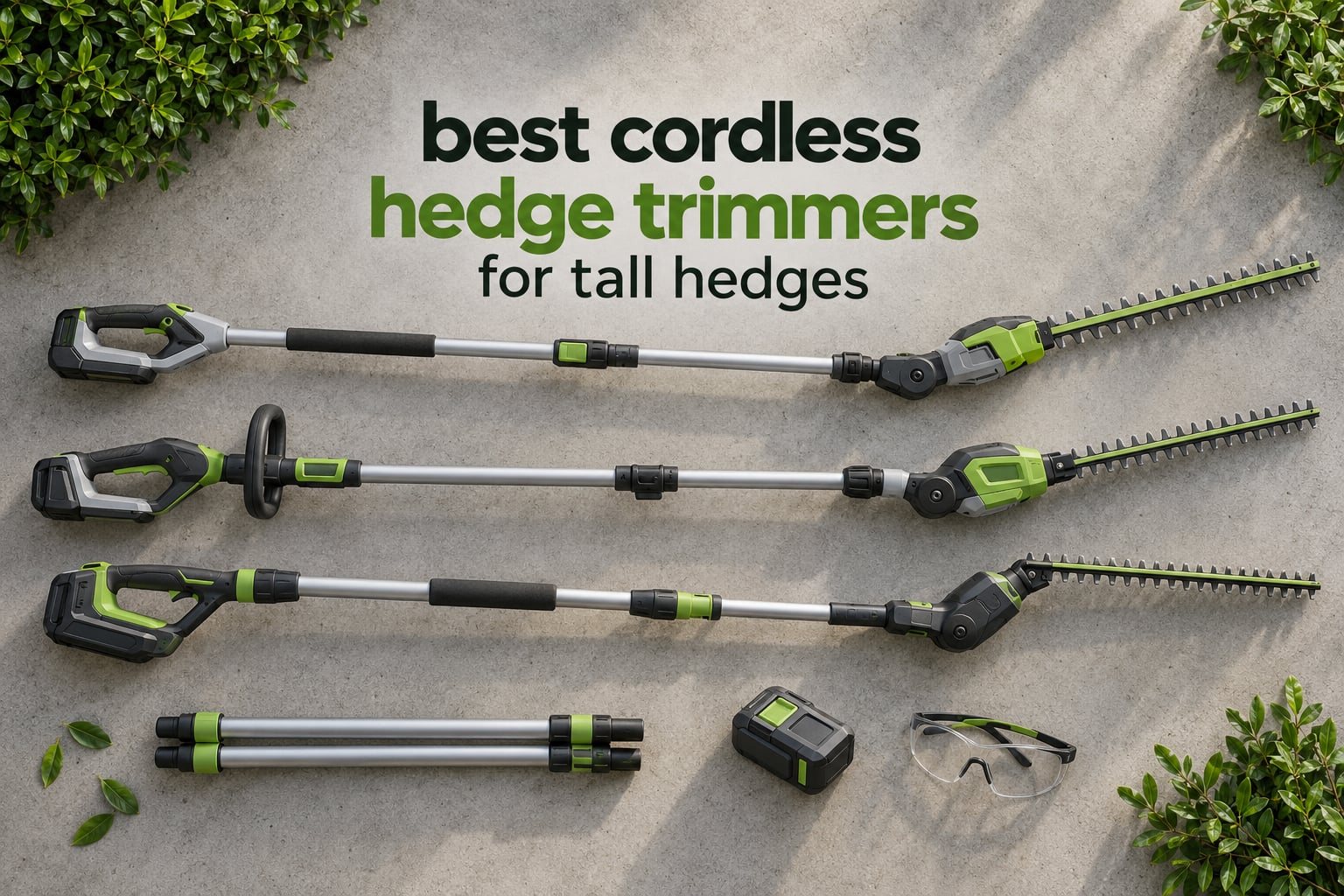 best cordless hedge trimmers for tall hedges