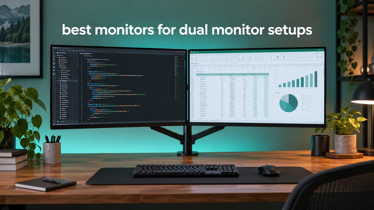 best monitors for dual monitor setups
