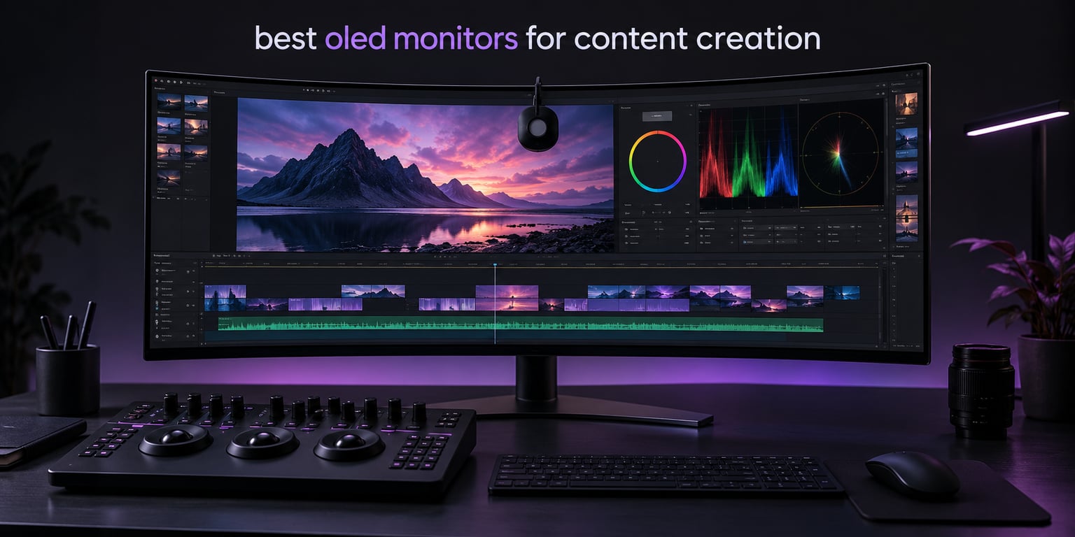 best oled monitors for content creation