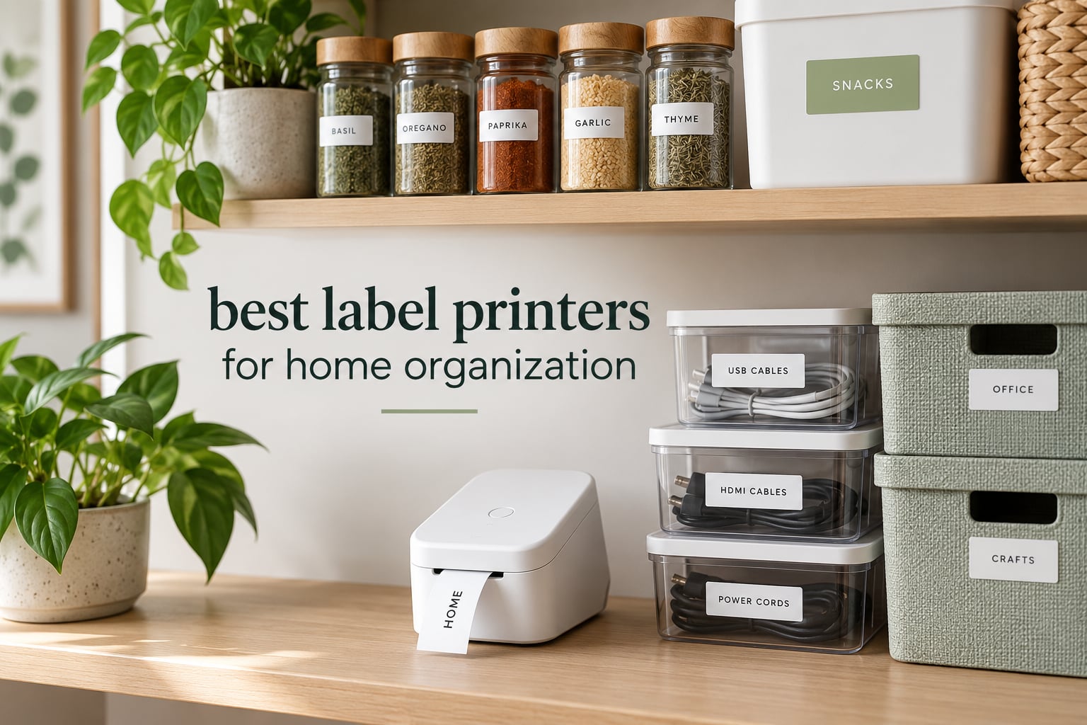 best label printers for home organization