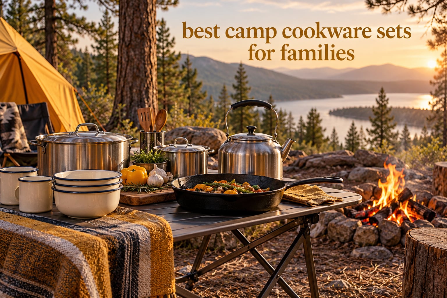 best camp cookware sets for families