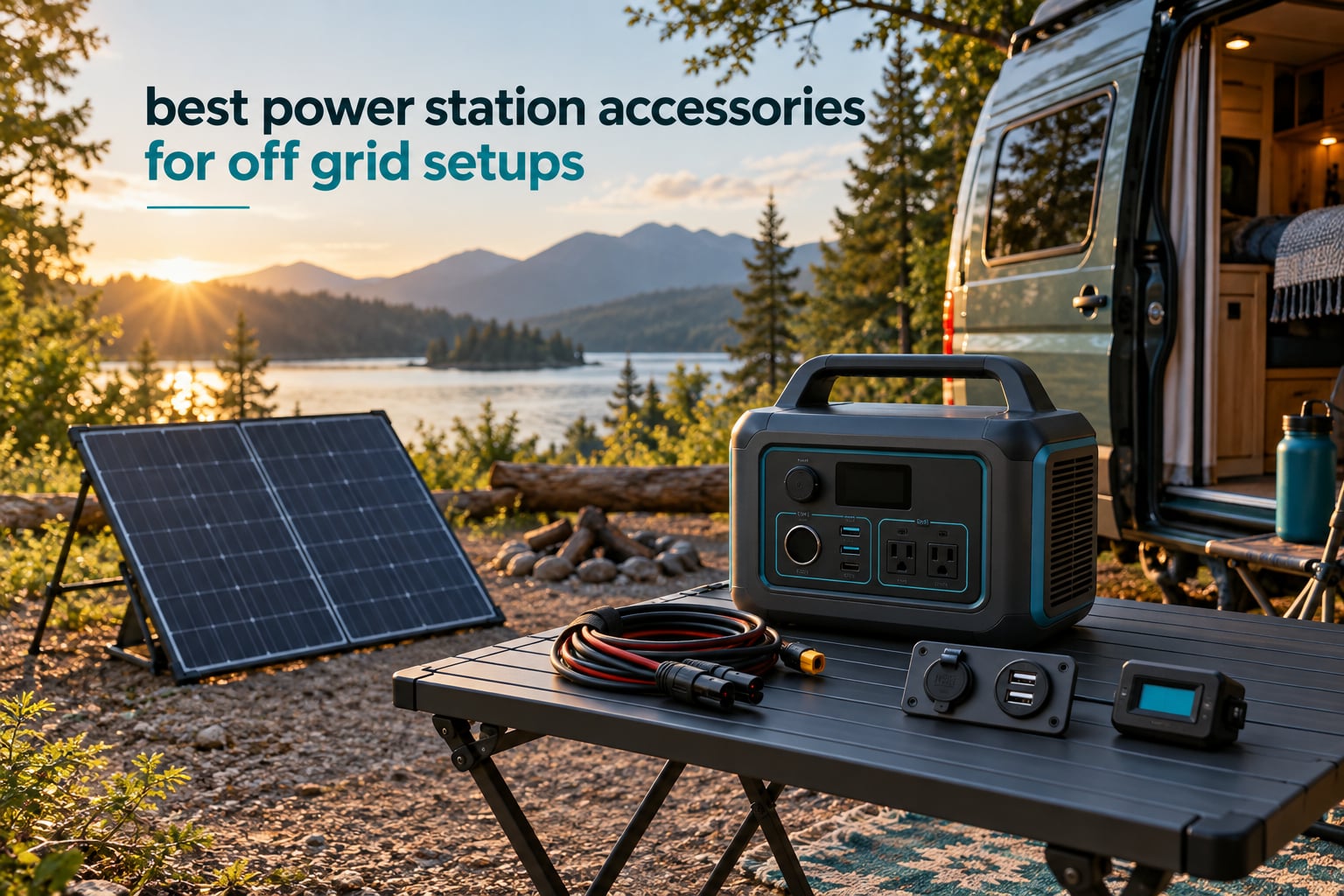 best power station accessories for off grid setups