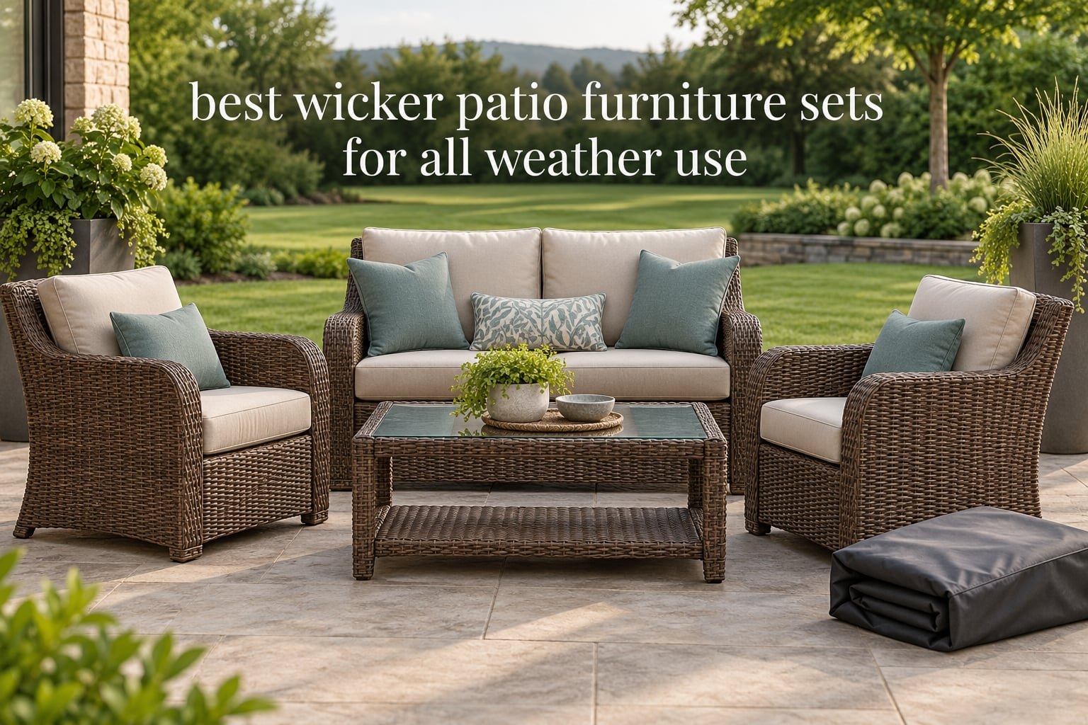 best wicker patio furniture sets for all weather use